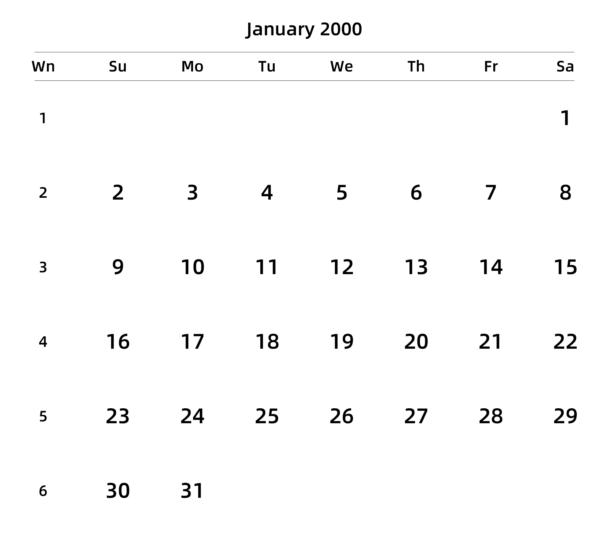 英文版 周日开始 带周数 带节假日调休安排