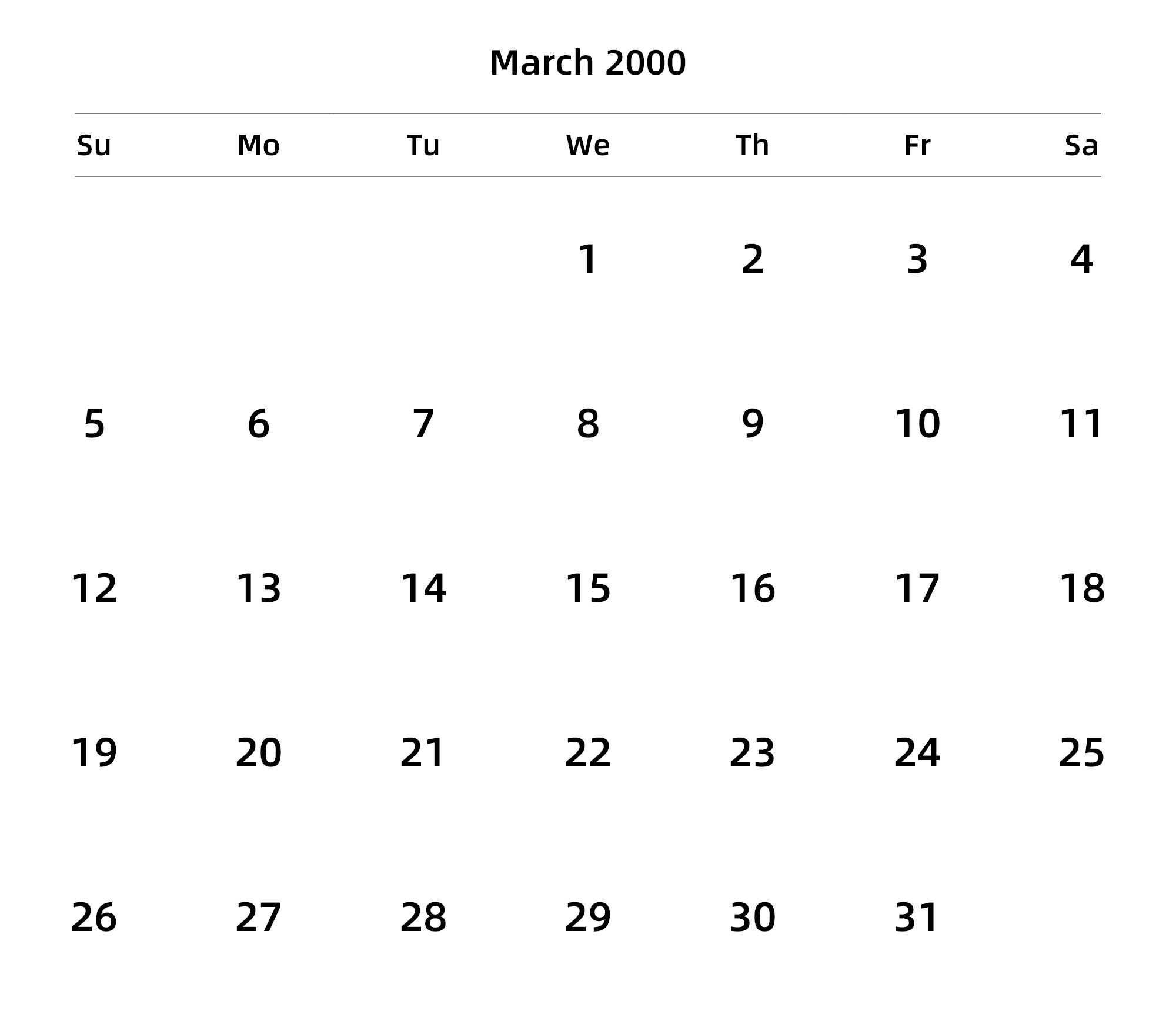 英文版 周日开始 带节假日调休安排