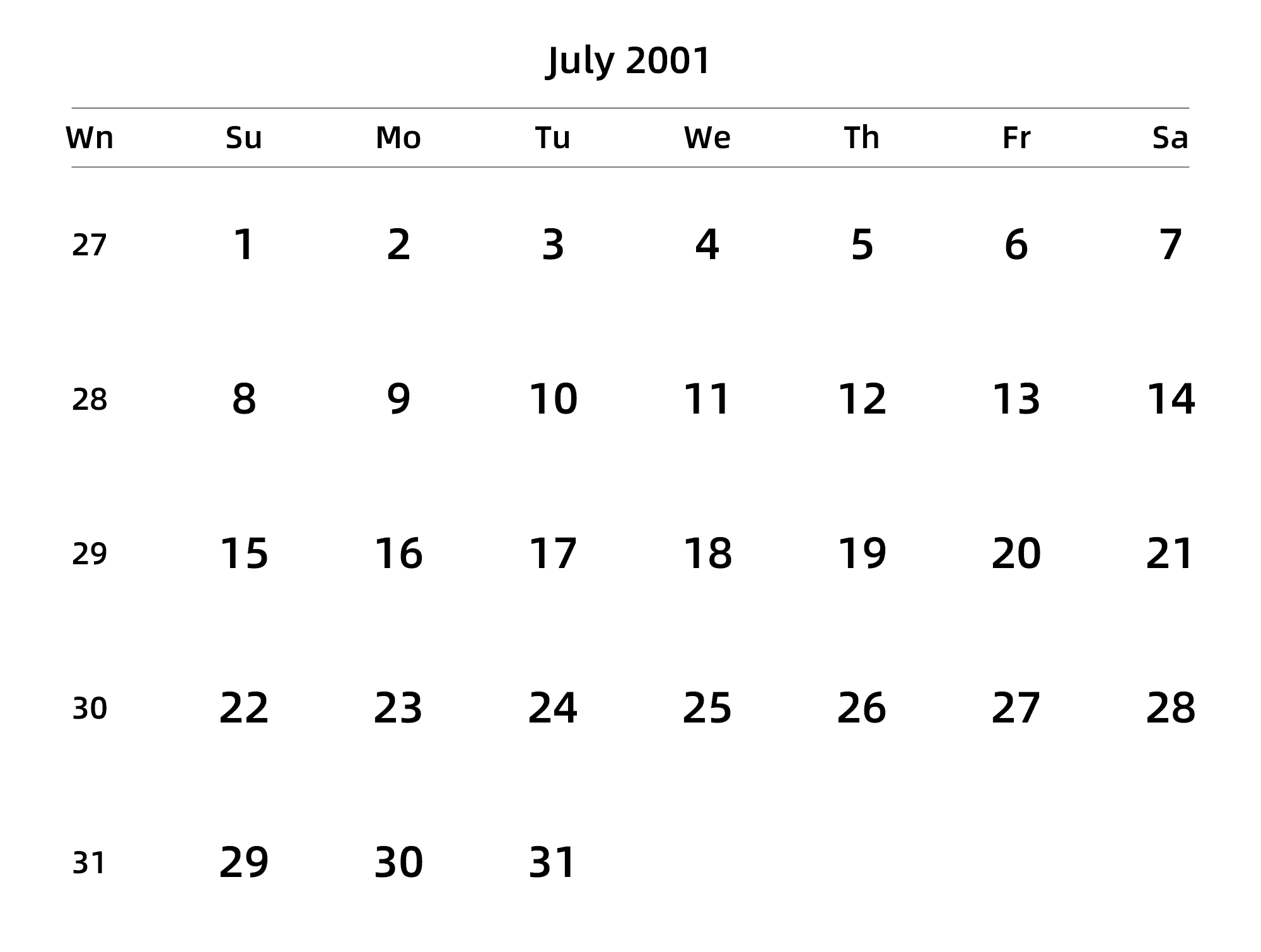 英文版 周日开始 带周数 带节假日调休安排