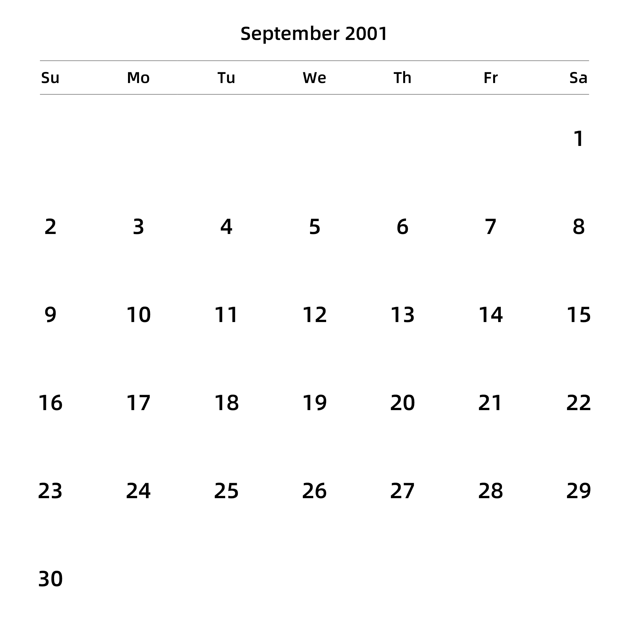 英文版 周日开始 带节假日调休安排