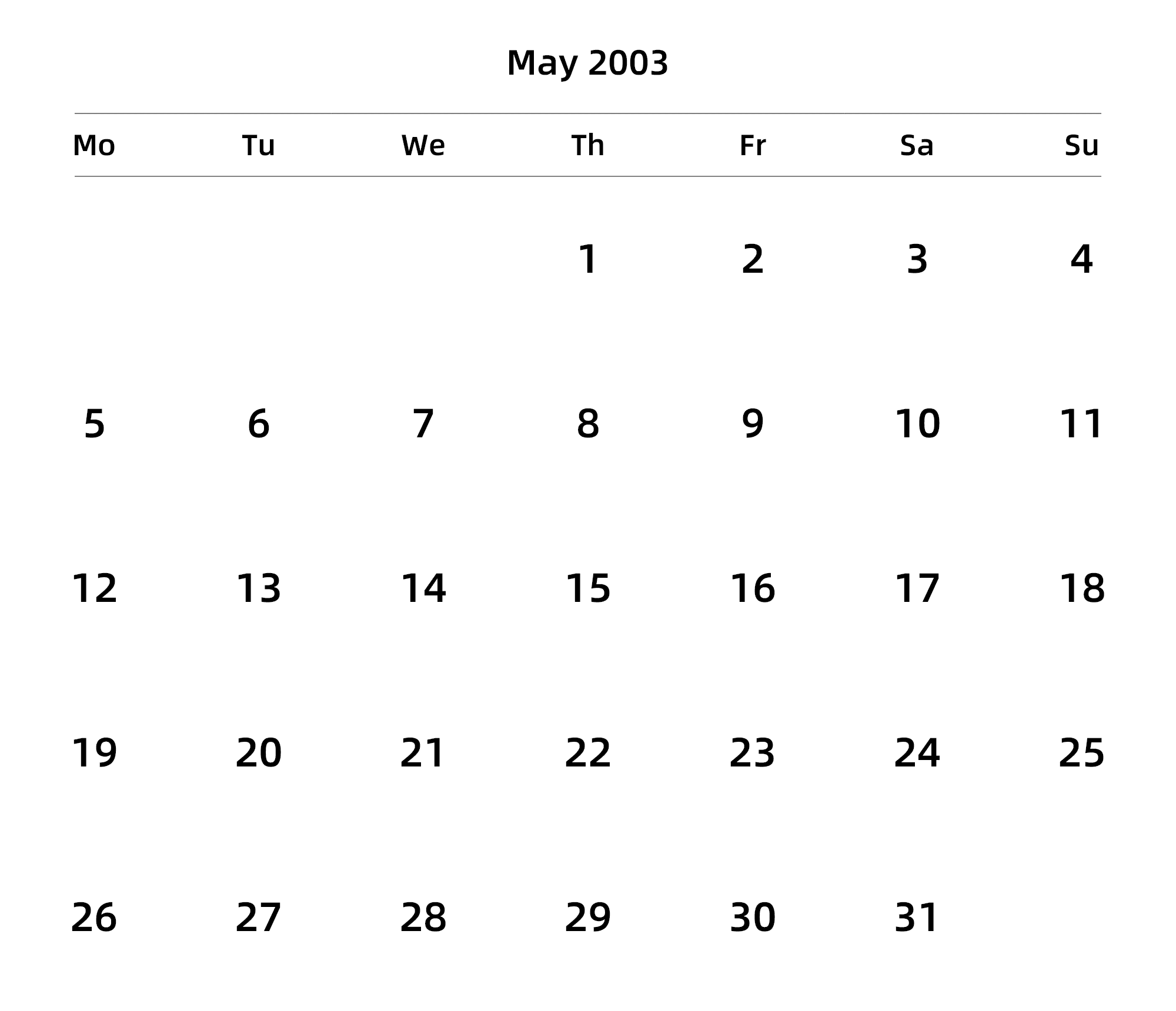 英文版 周一开始 带节假日调休安排