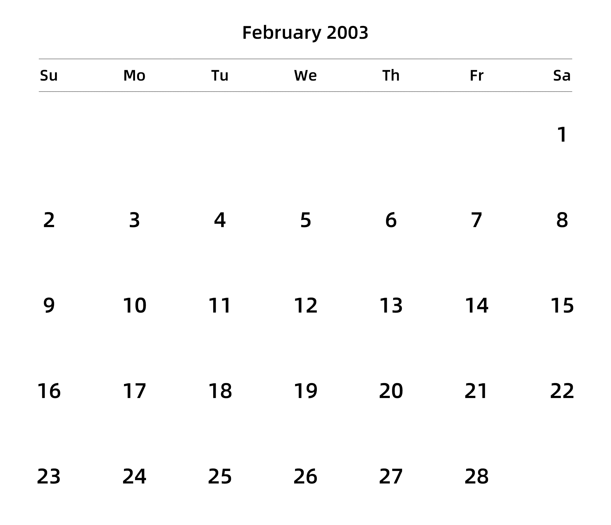 英文版 周日开始
