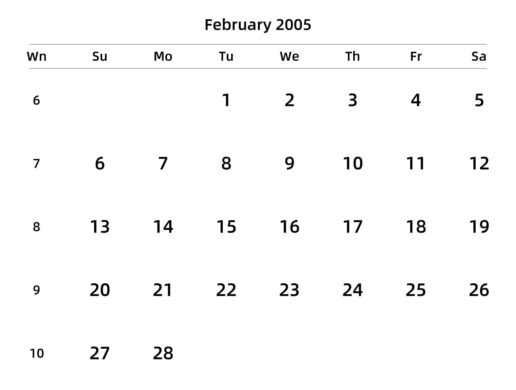 英文版 周日开始 带周数 带节假日调休安排