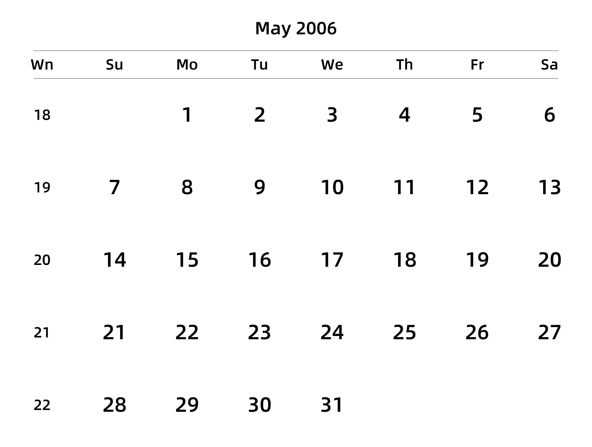 英文版 周日开始 带周数 带节假日调休安排