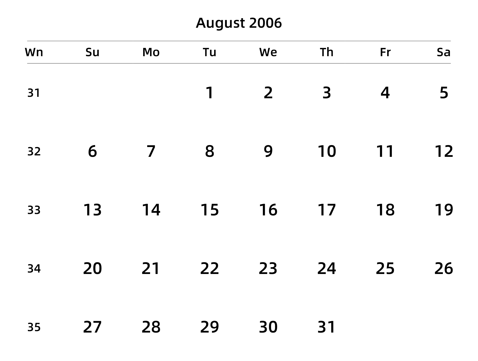 英文版 周日开始 带周数 带节假日调休安排