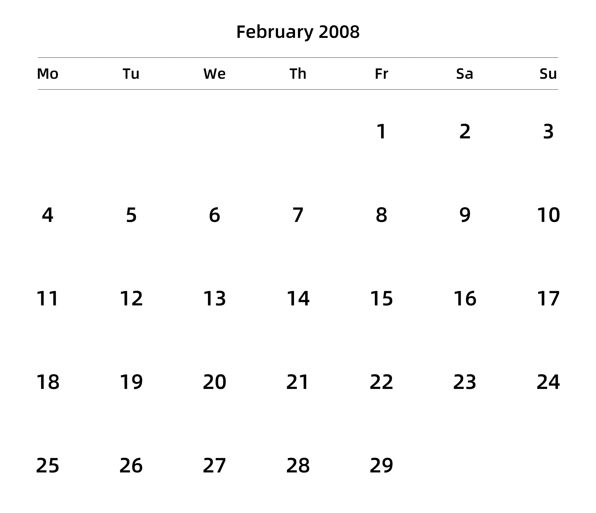 英文版 周一开始 带节假日调休安排