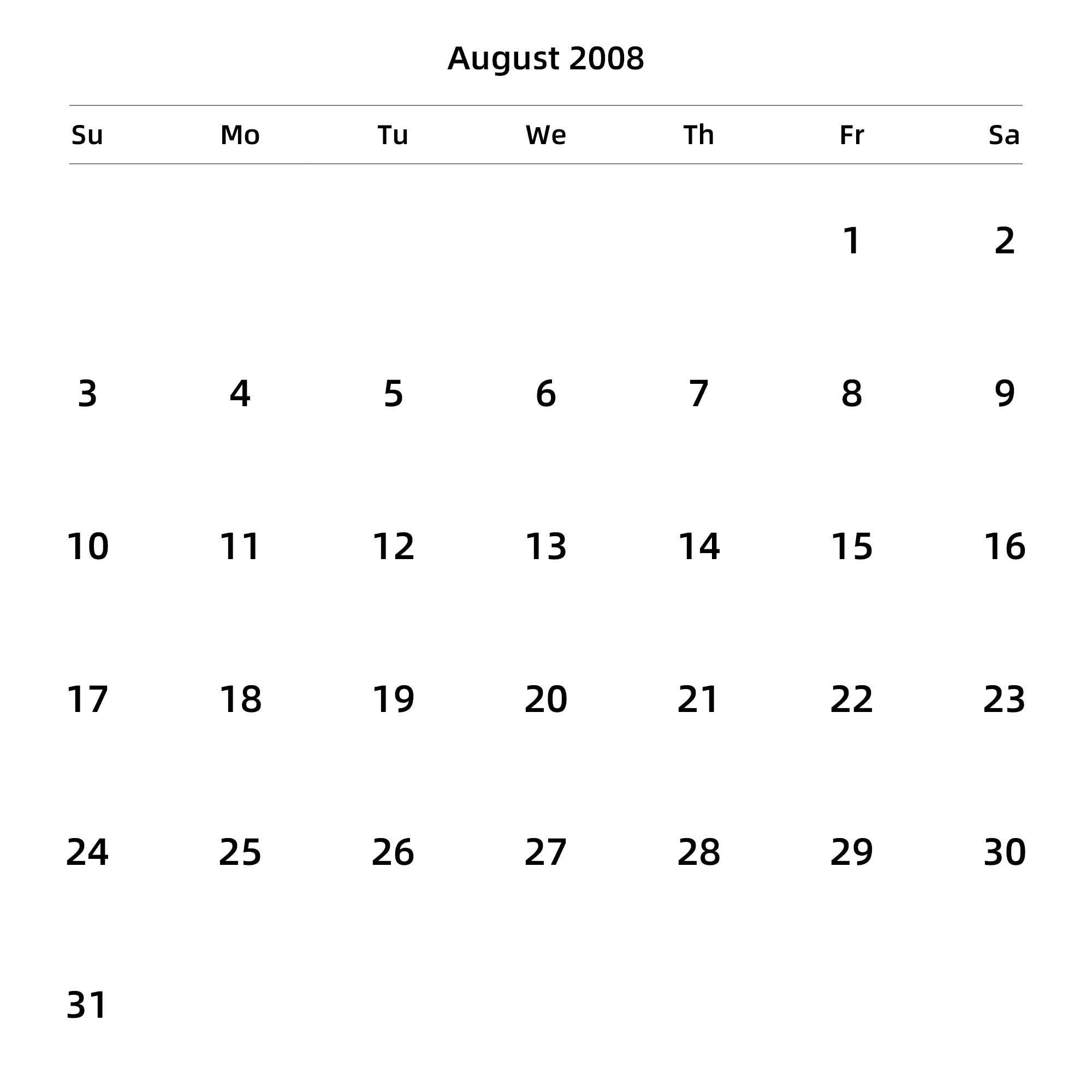 英文版 周日开始 带节假日调休安排