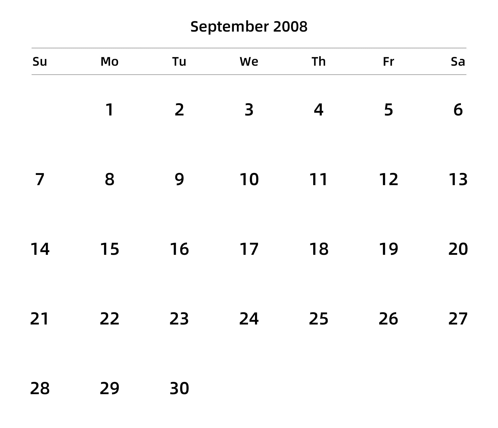 英文版 周日开始 带节假日调休安排