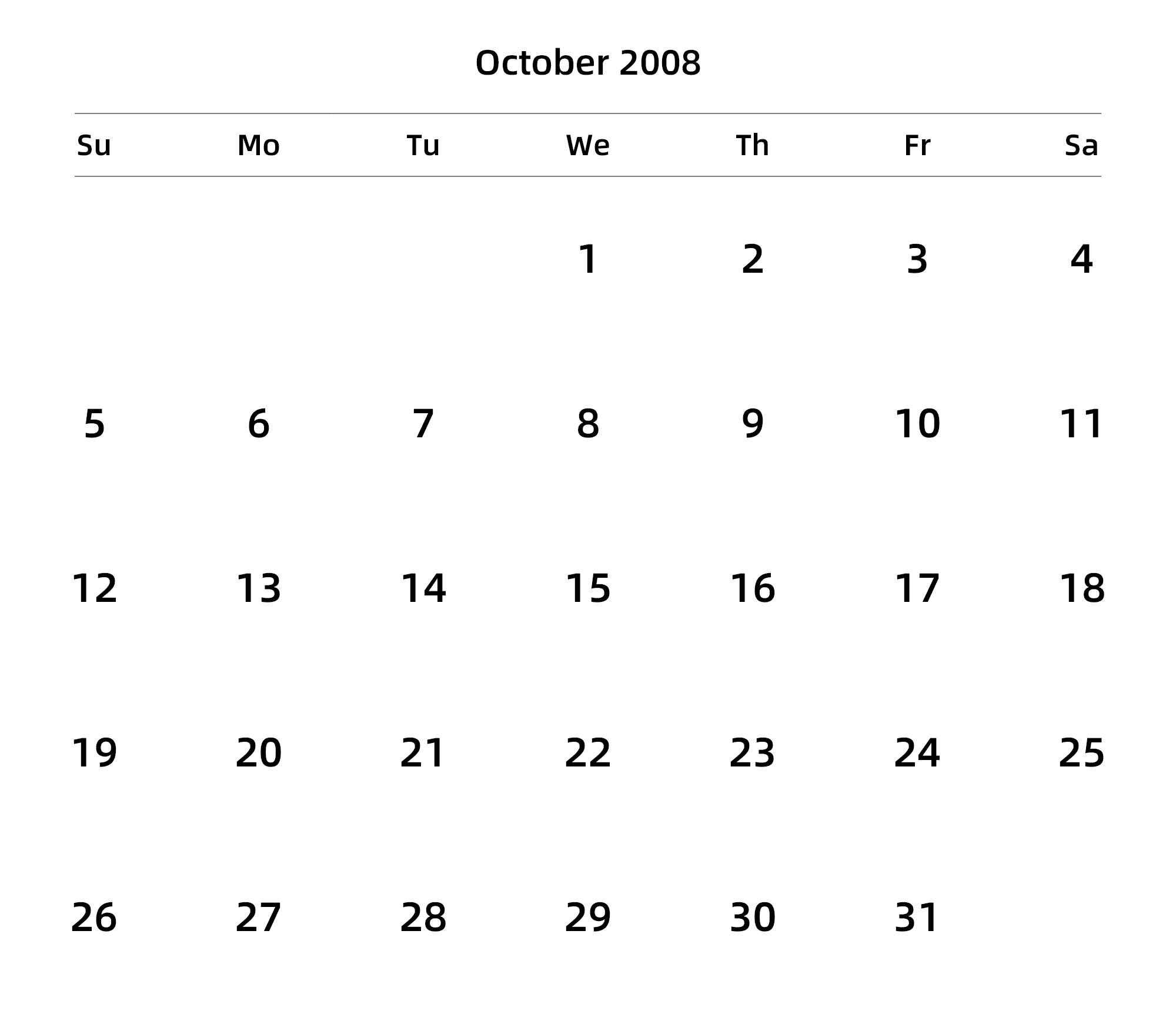 英文版 周日开始 带节假日调休安排