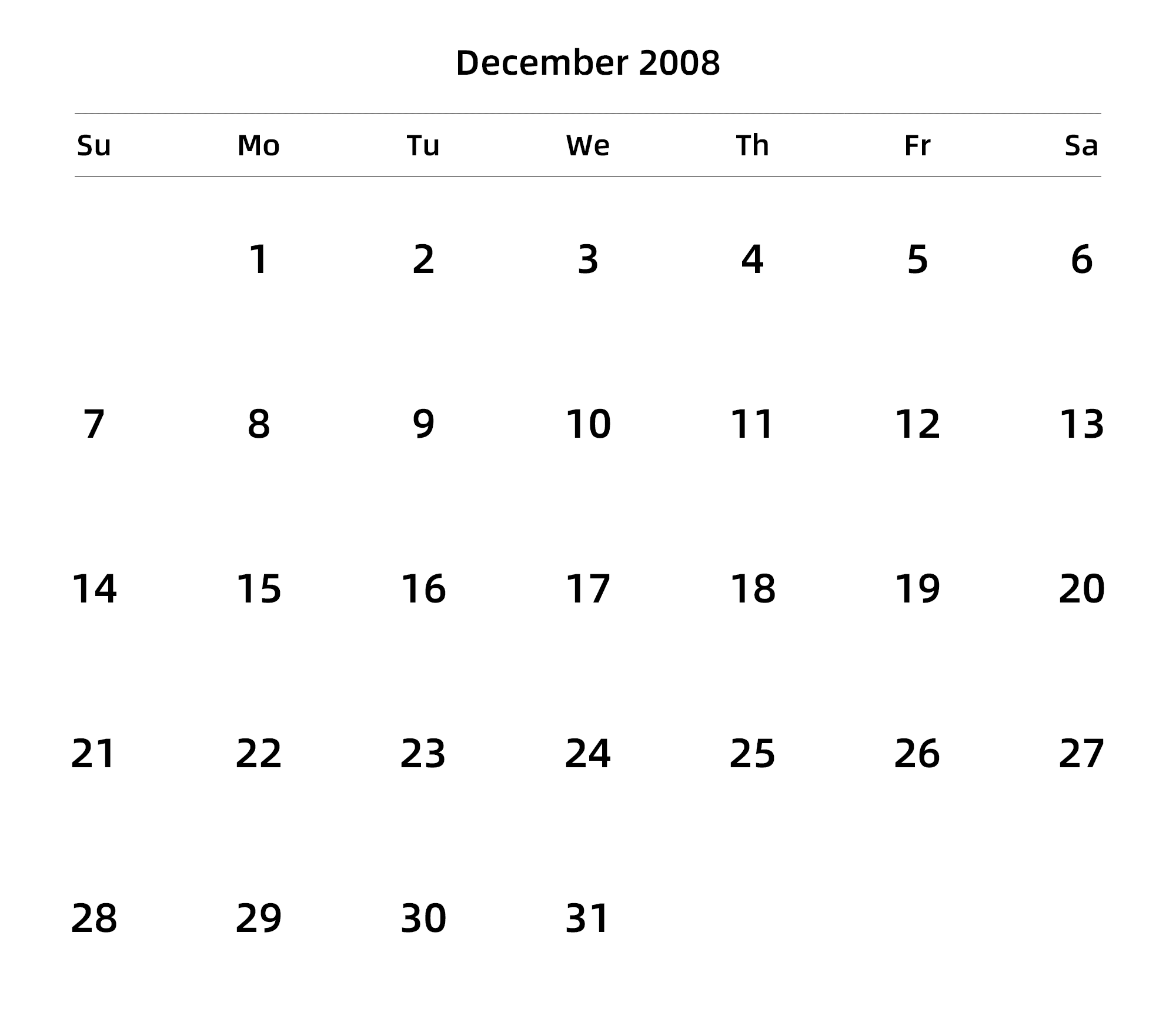 英文版 周日开始 带节假日调休安排