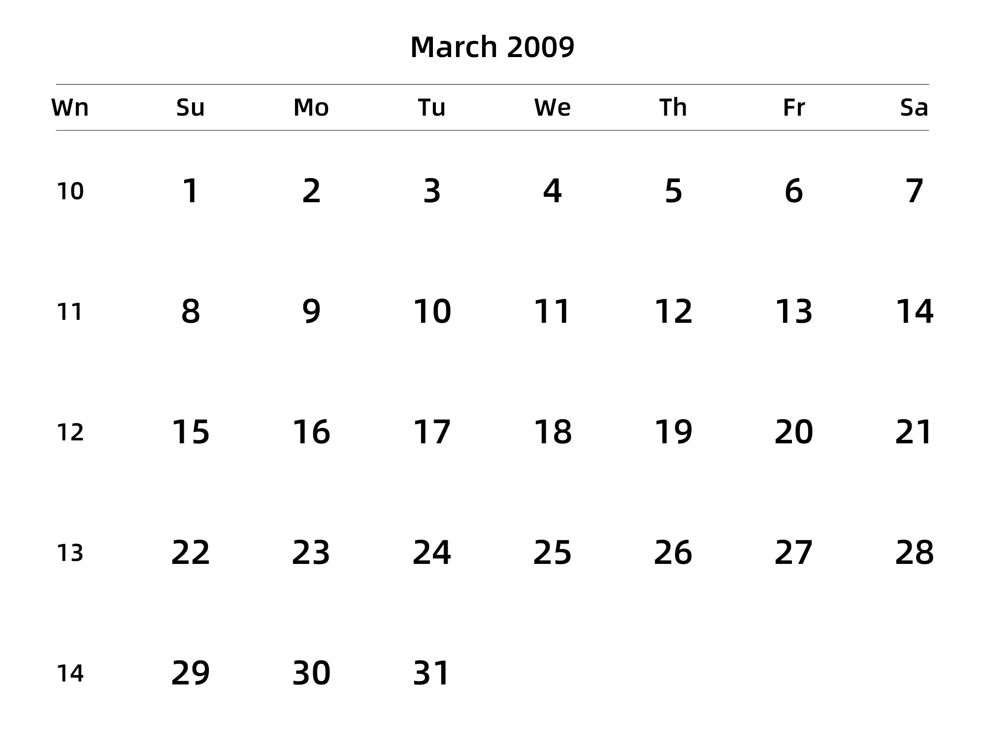 英文版 周日开始 带周数 带节假日调休安排