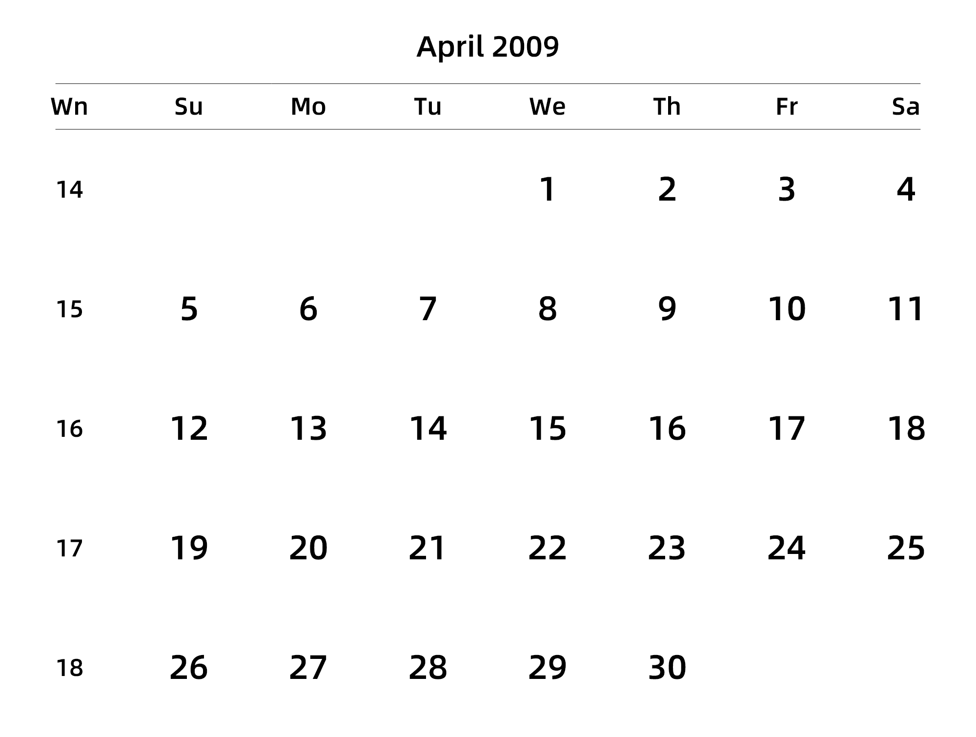 英文版 周日开始 带周数 带节假日调休安排