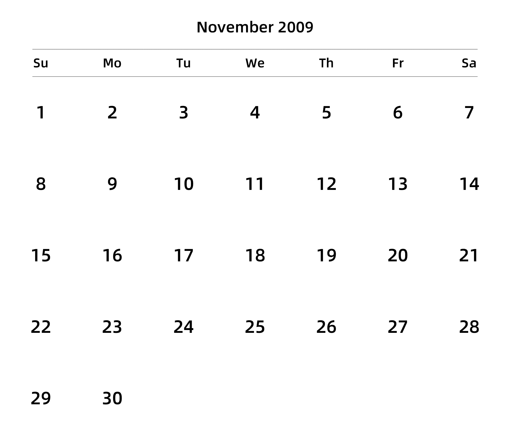 英文版 周日开始 带节假日调休安排