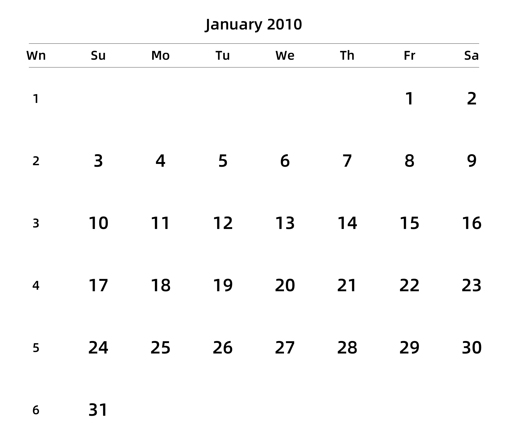 英文版 周日开始 带周数 带节假日调休安排