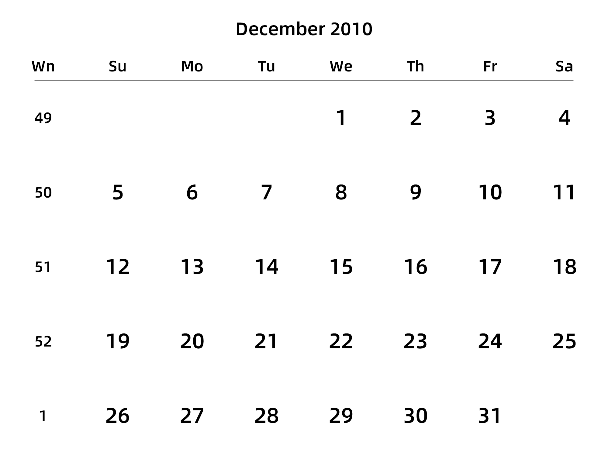 英文版 周日开始 带周数 带节假日调休安排