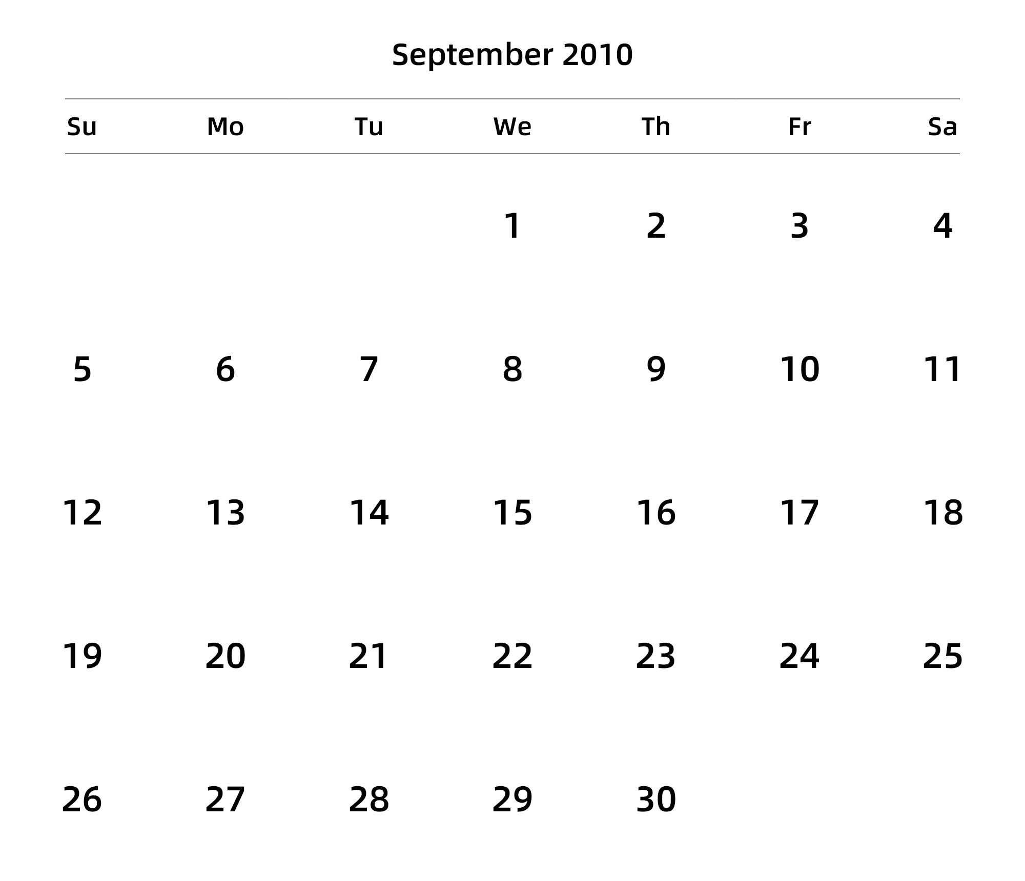 英文版 周日开始 带节假日调休安排
