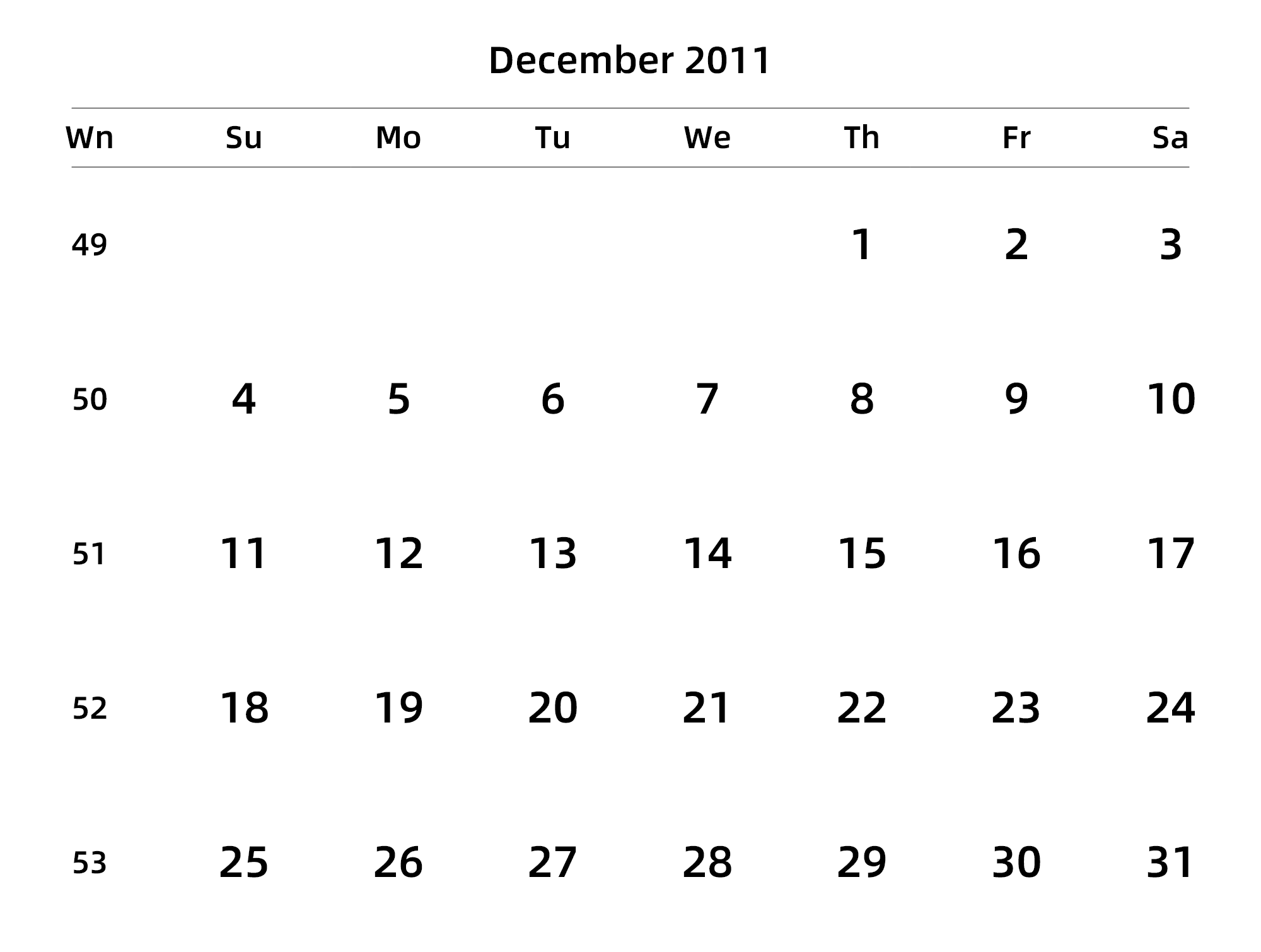 英文版 周日开始 带周数 带节假日调休安排