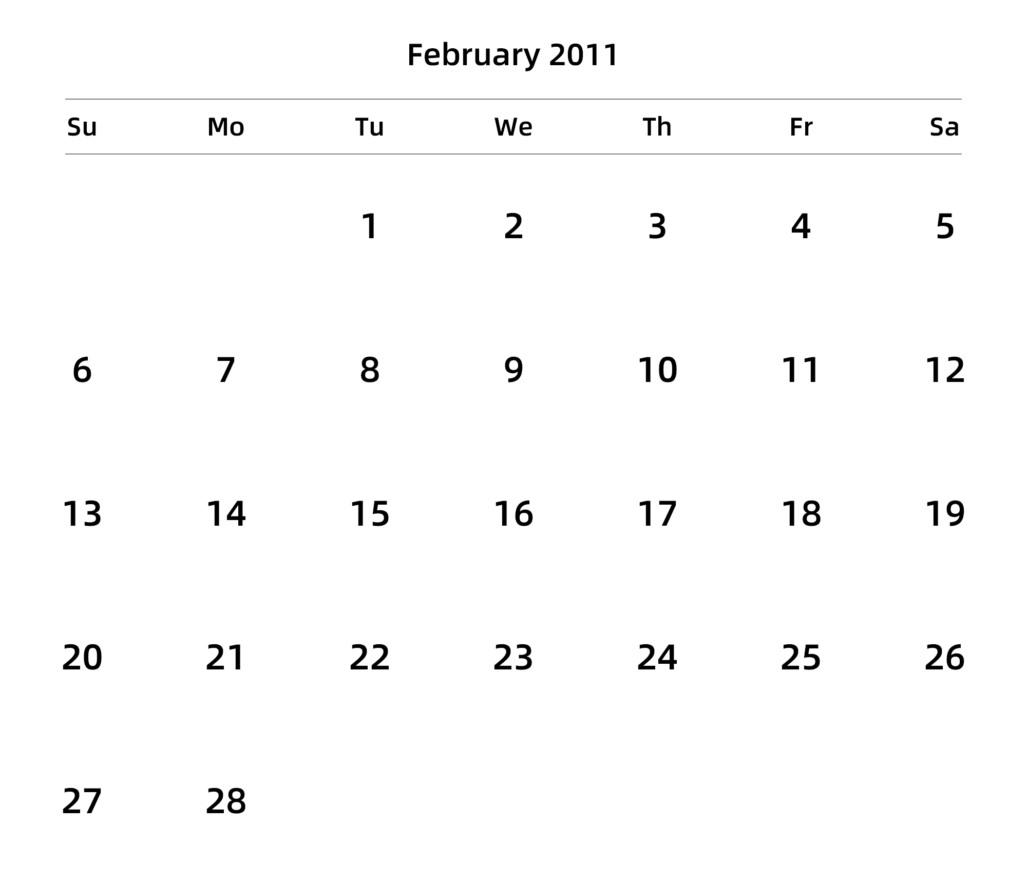 英文版 周日开始 带节假日调休安排