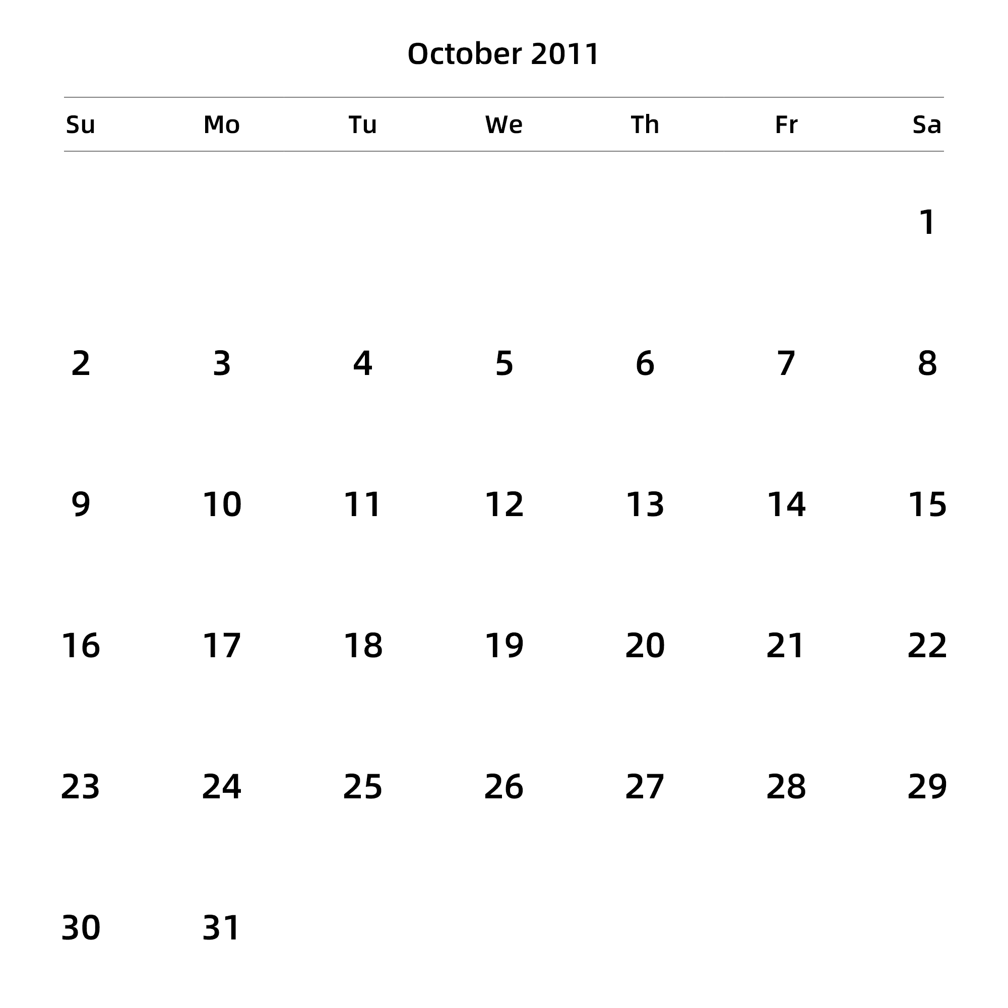 英文版 周日开始 带节假日调休安排