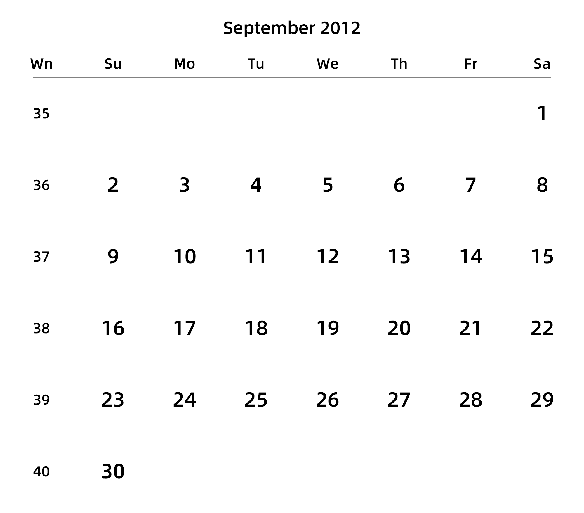 英文版 周日开始 带周数 带节假日调休安排