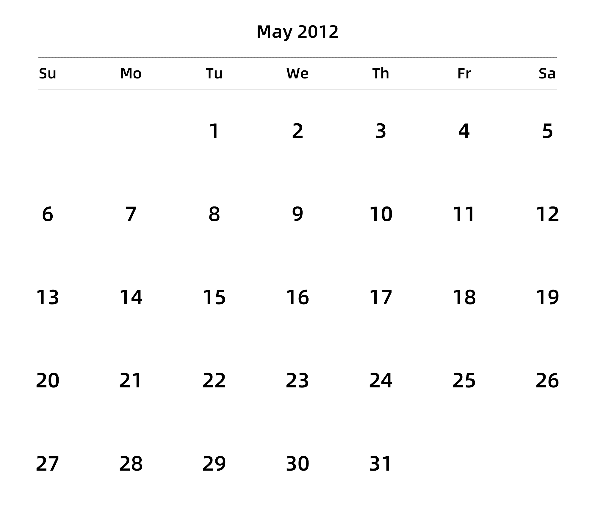 英文版 周日开始 带节假日调休安排