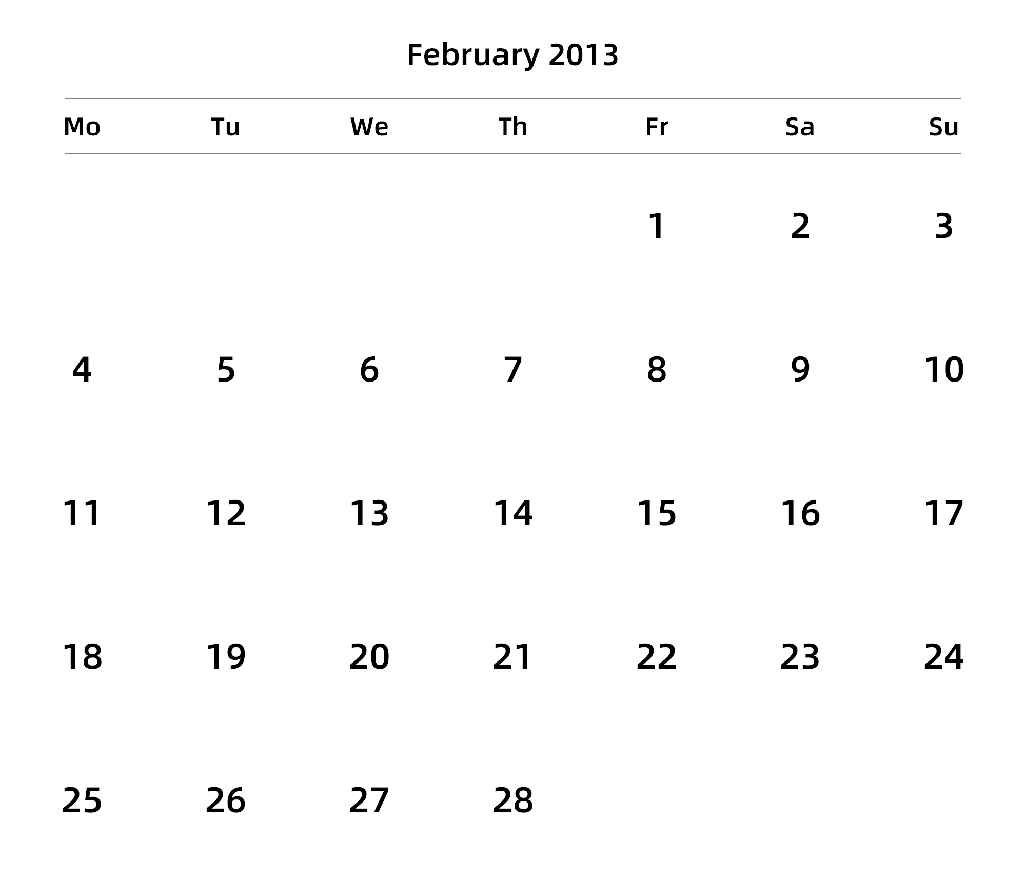 英文版 周一开始 带节假日调休安排
