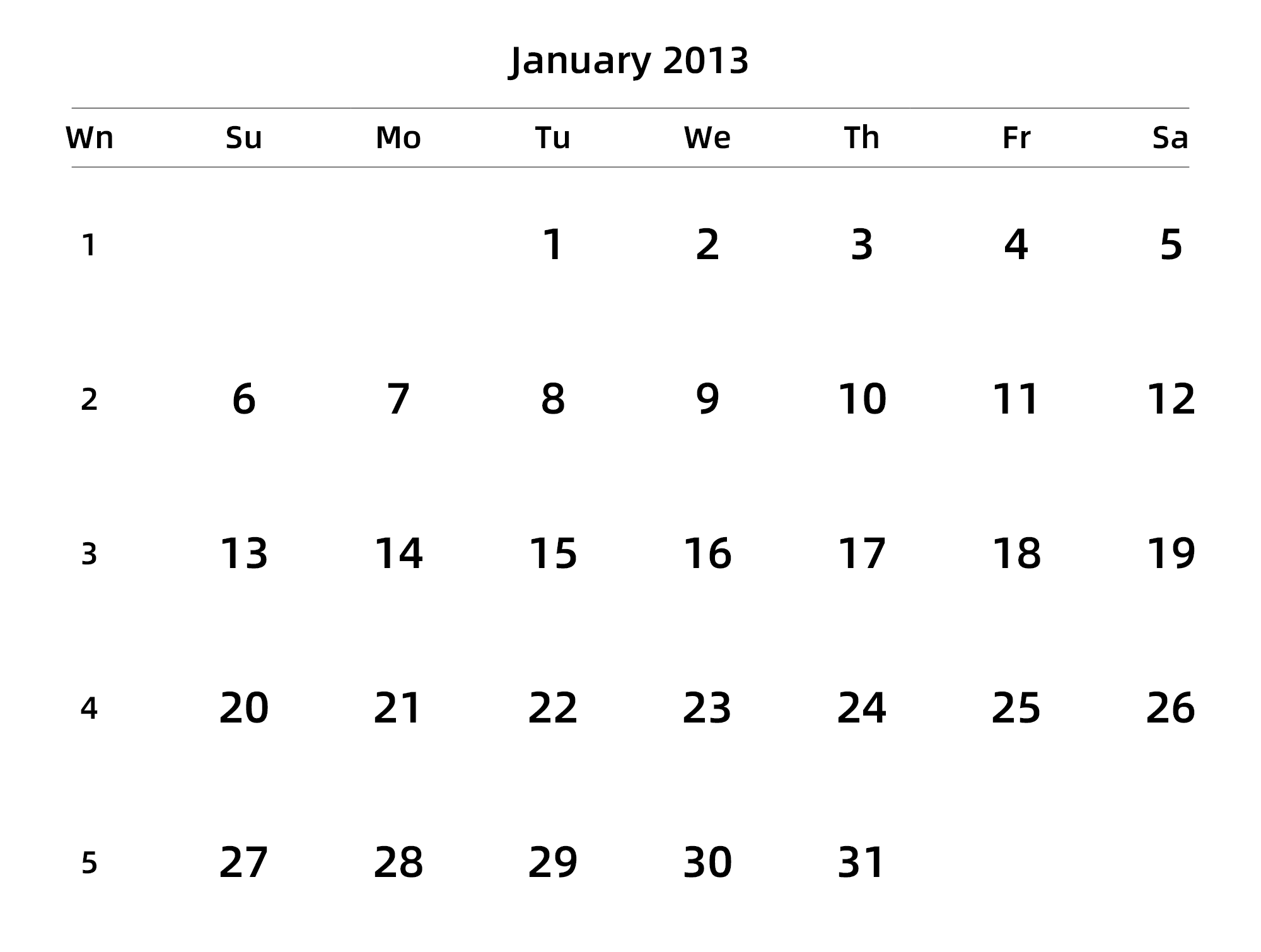 英文版 周日开始 带周数 带节假日调休安排
