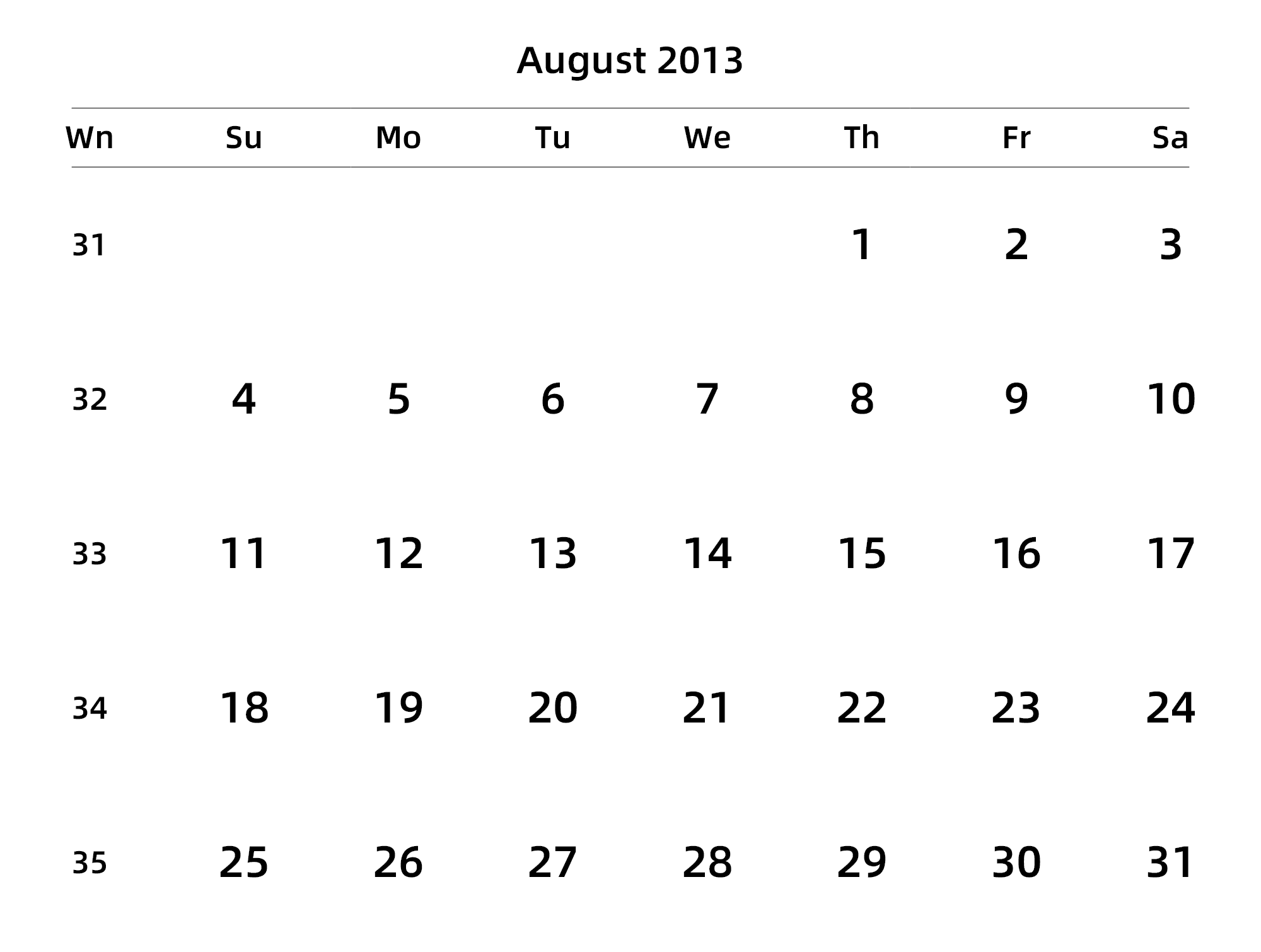 英文版 周日开始 带周数 带节假日调休安排