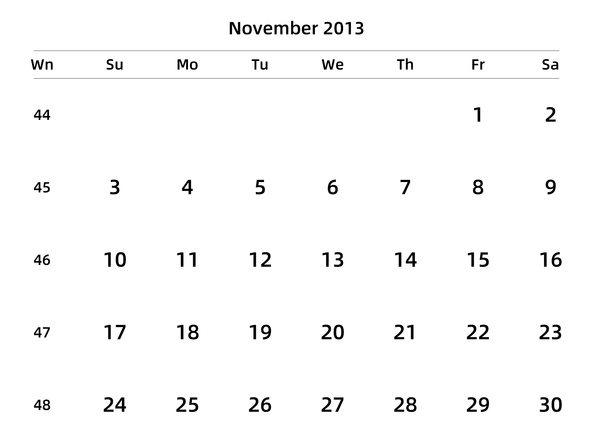 英文版 周日开始 带周数 带节假日调休安排