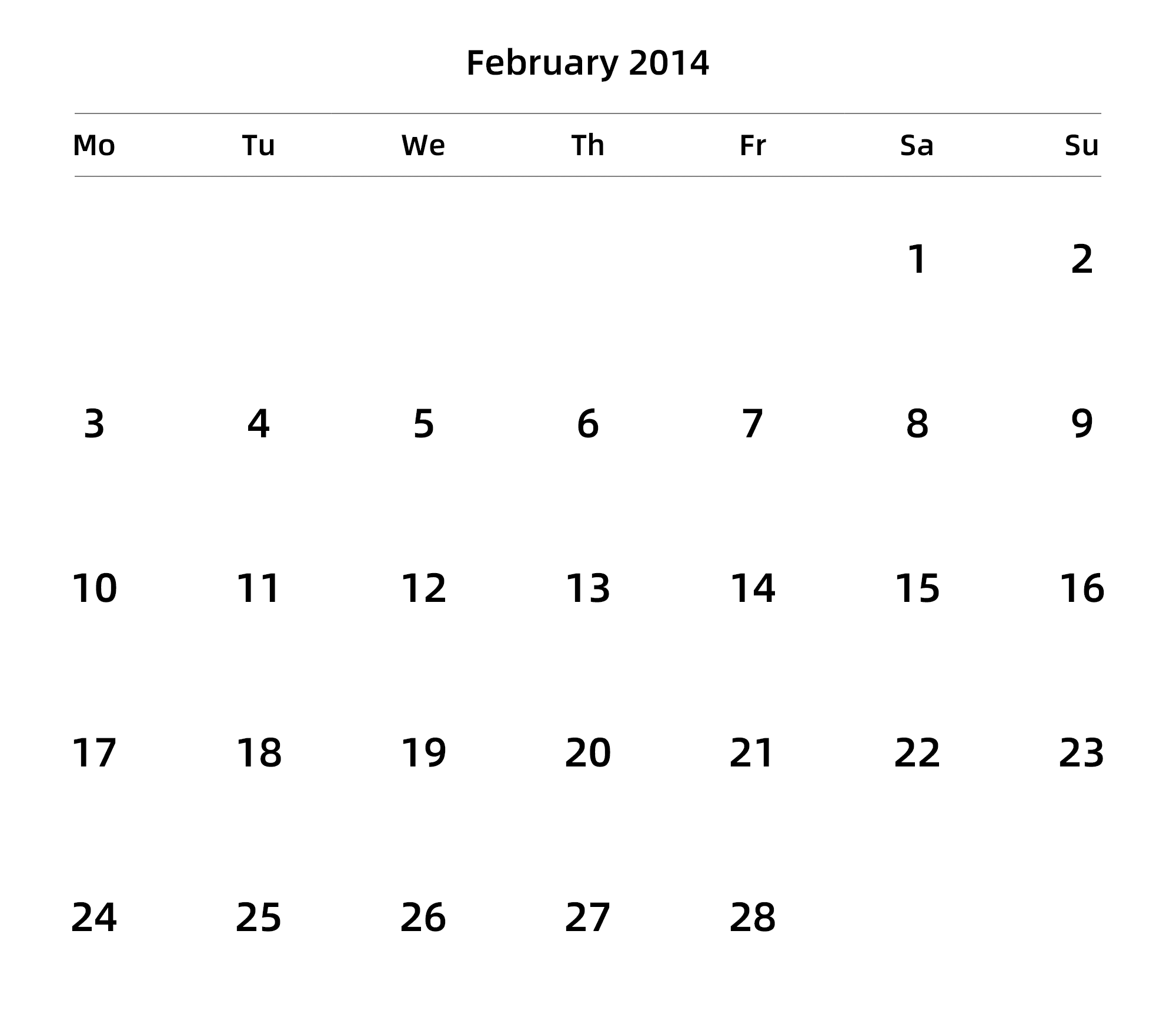 英文版 周一开始 带节假日调休安排