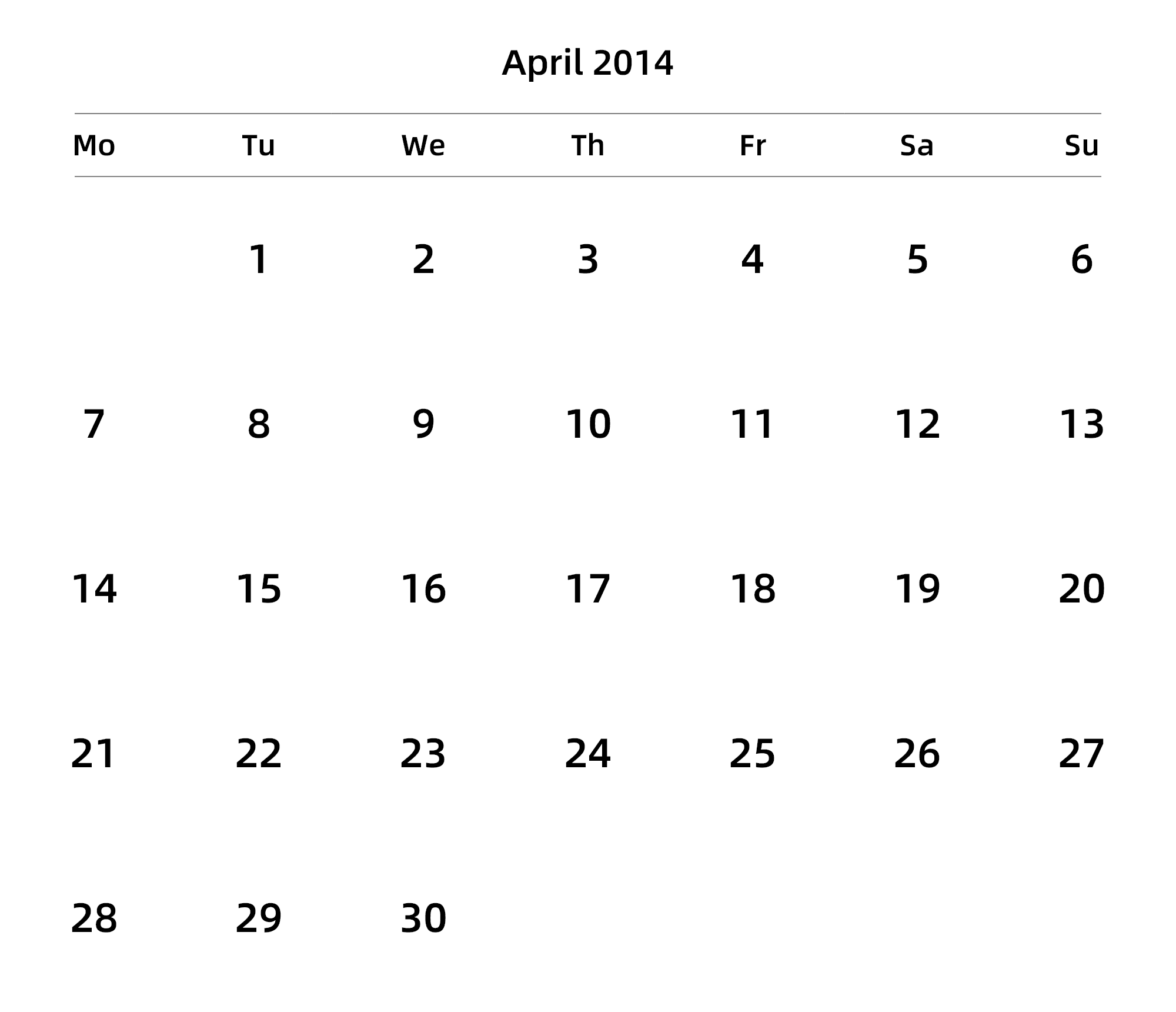 英文版 周一开始 带节假日调休安排