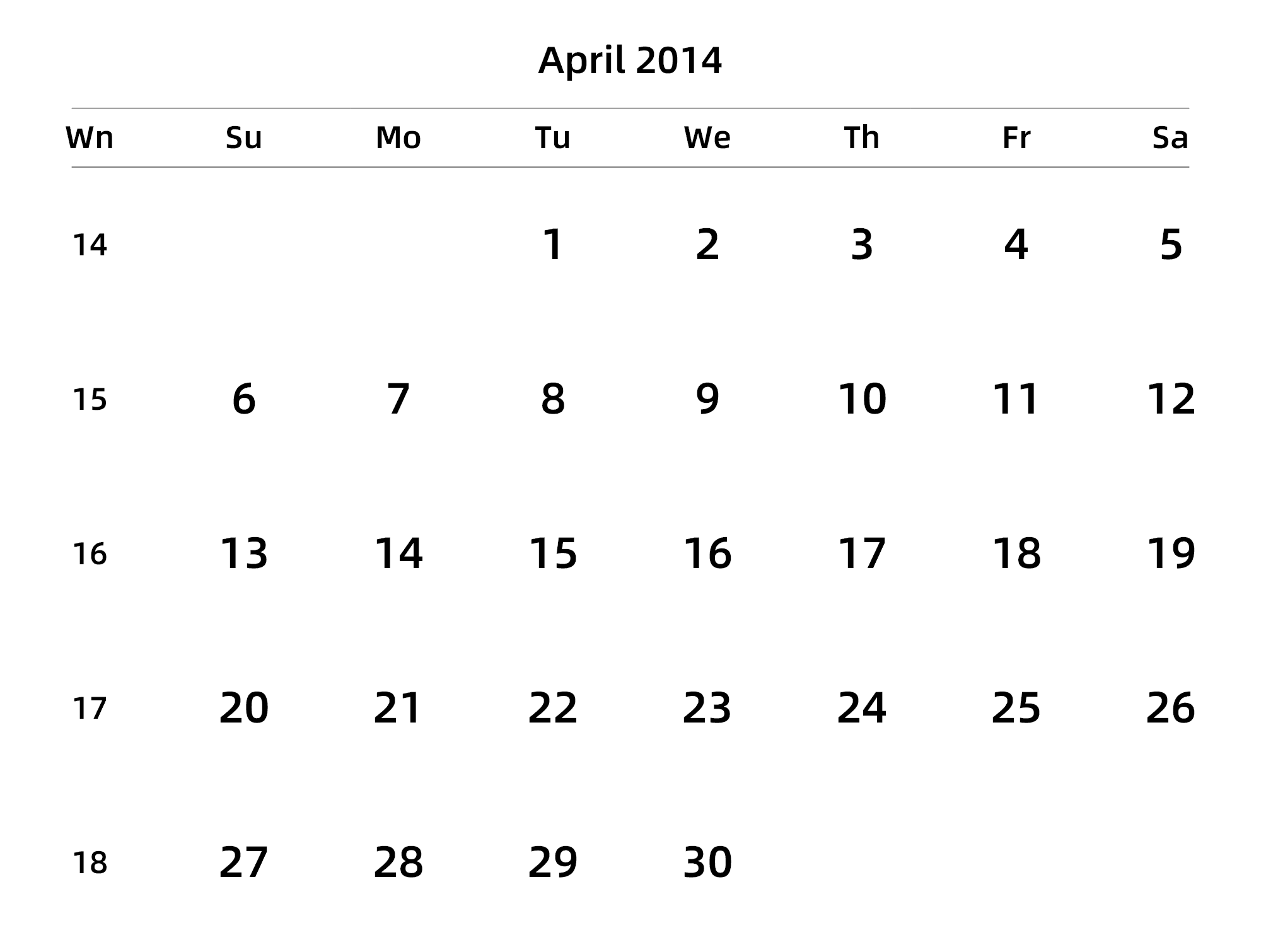英文版 周日开始 带周数 带节假日调休安排