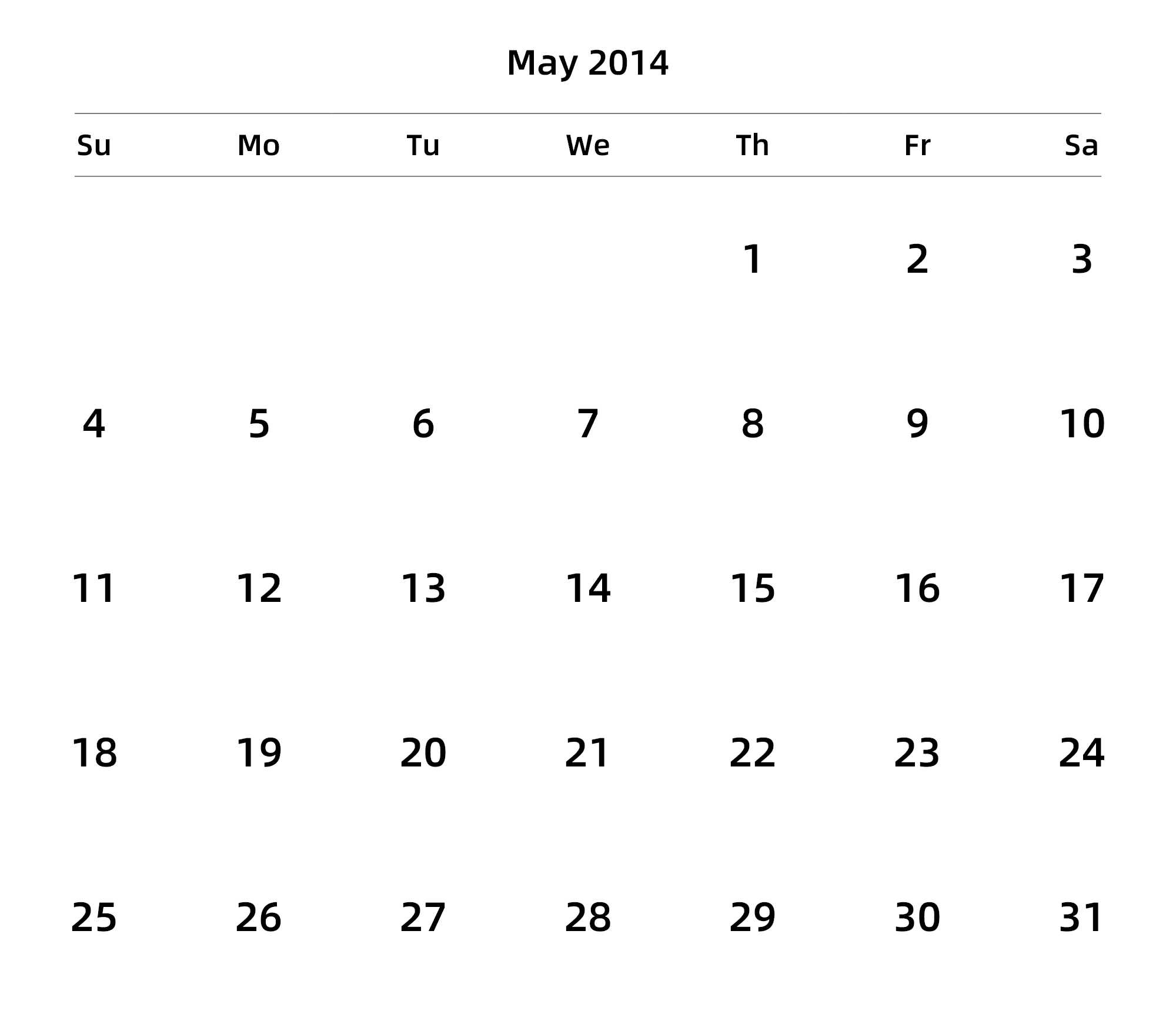 英文版 周日开始 带节假日调休安排