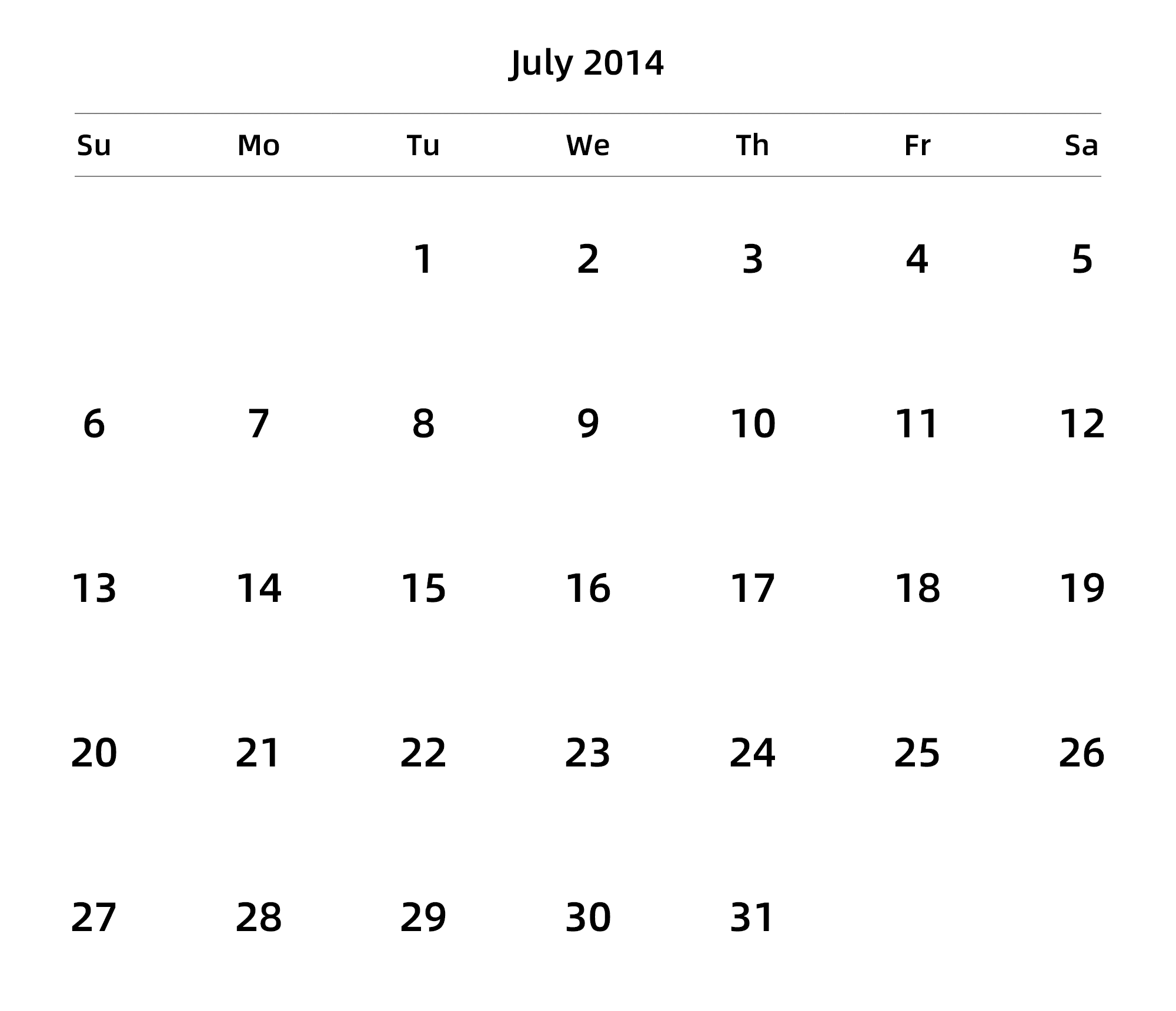 英文版 周日开始 带节假日调休安排