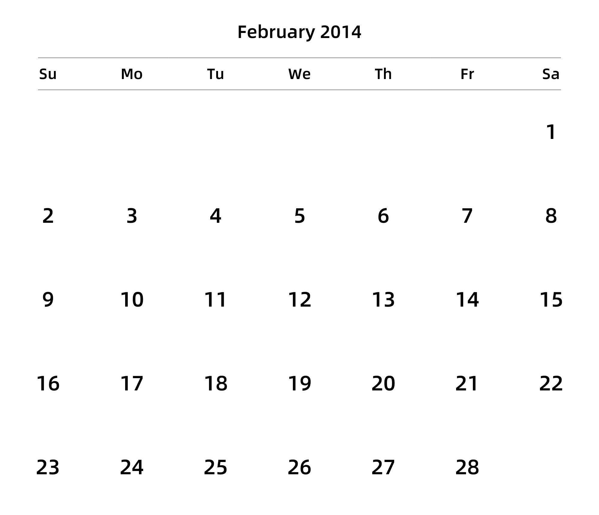 英文版 周日开始