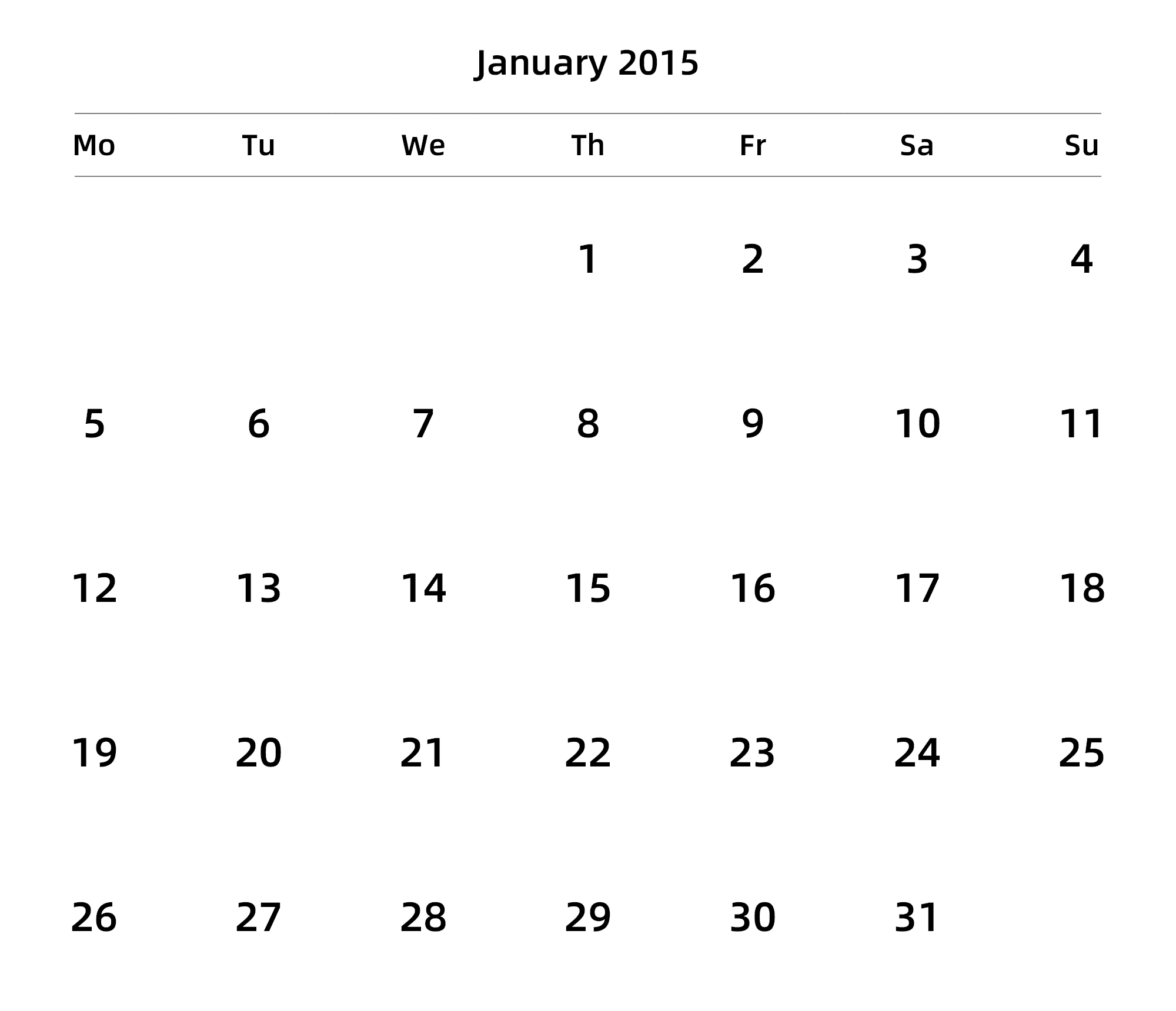 英文版 周一开始 带节假日调休安排