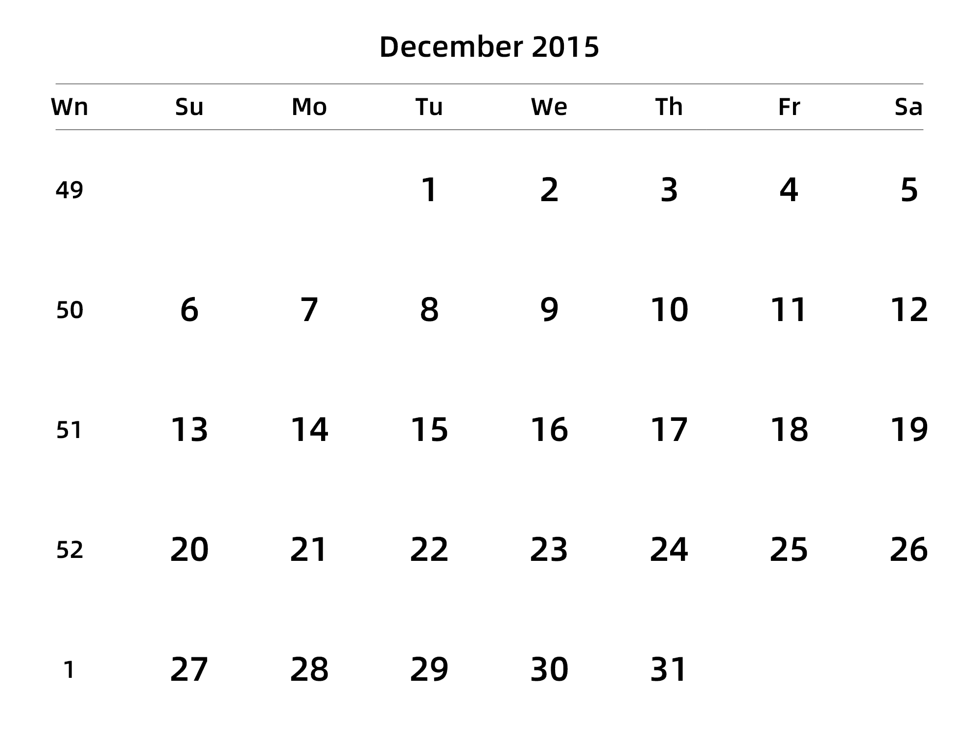 英文版 周日开始 带周数 带节假日调休安排