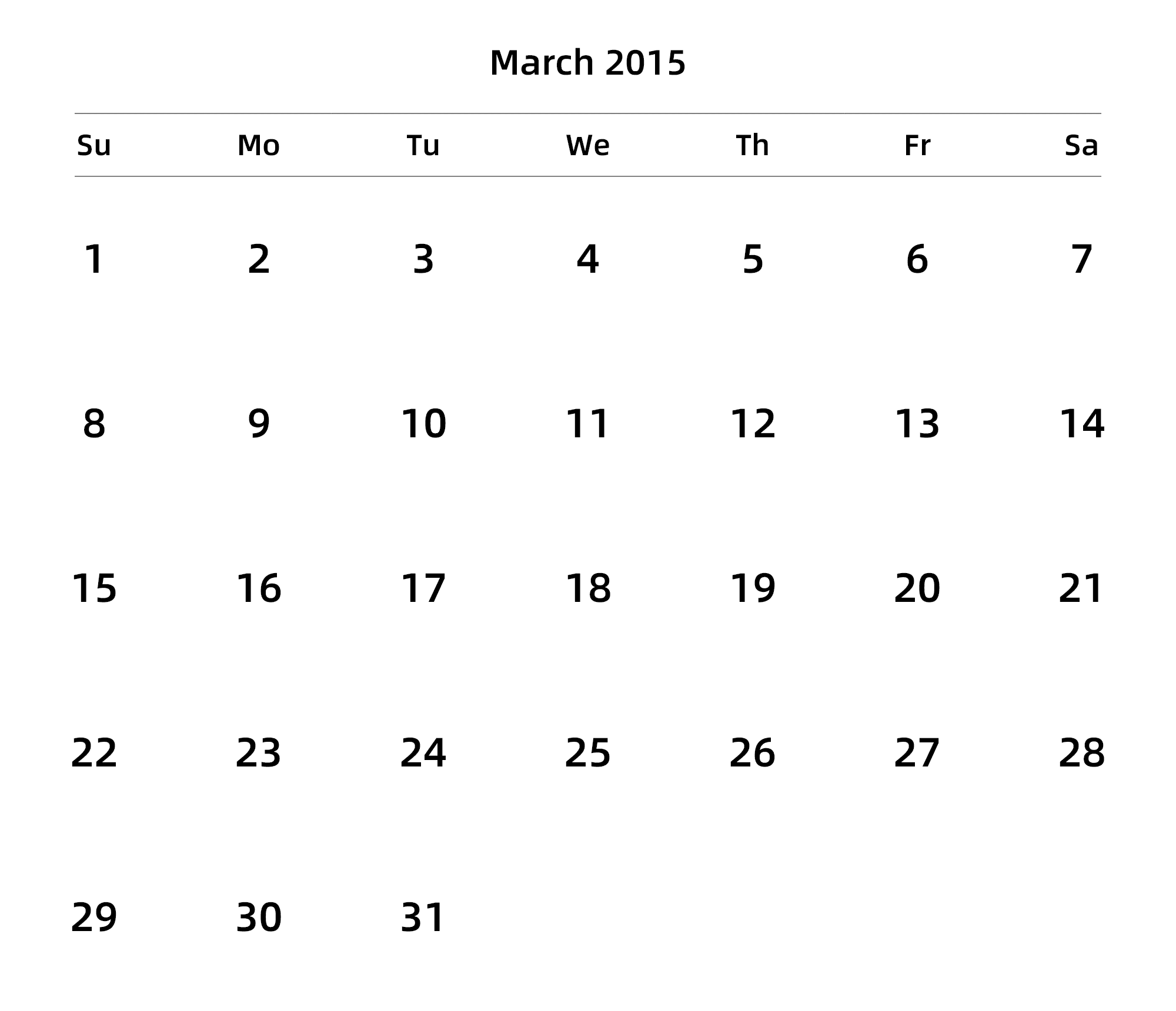 英文版 周日开始 带节假日调休安排