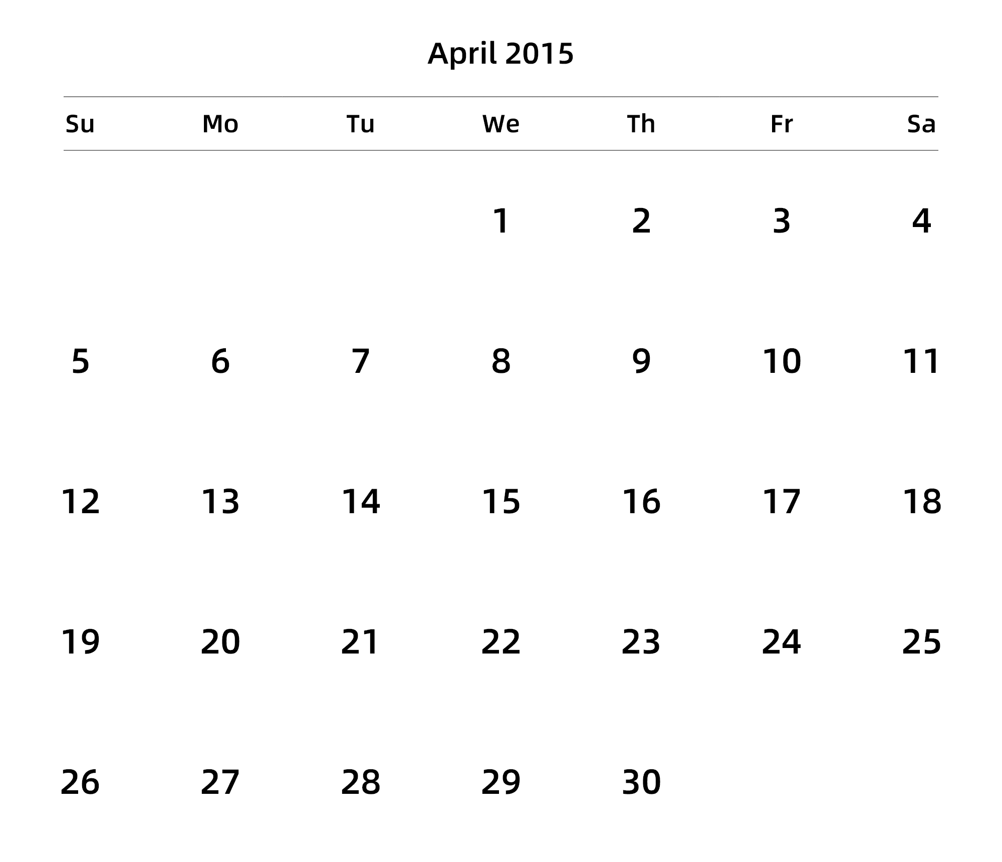 英文版 周日开始 带节假日调休安排