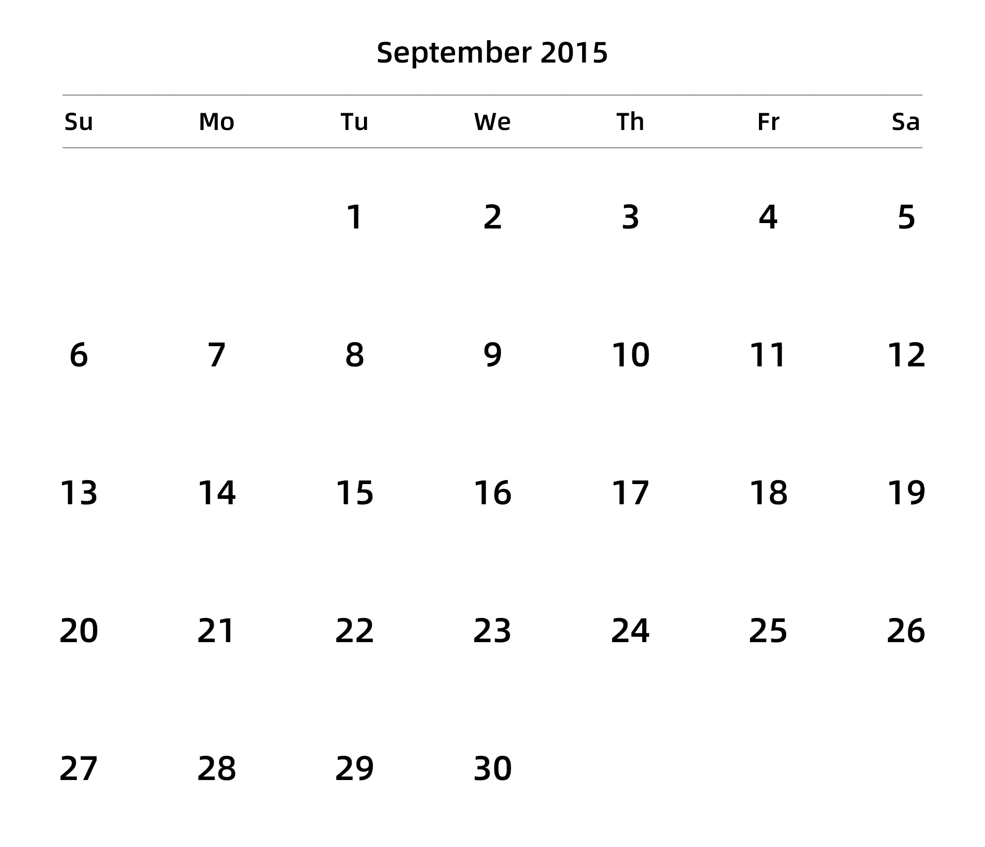 英文版 周日开始 带节假日调休安排