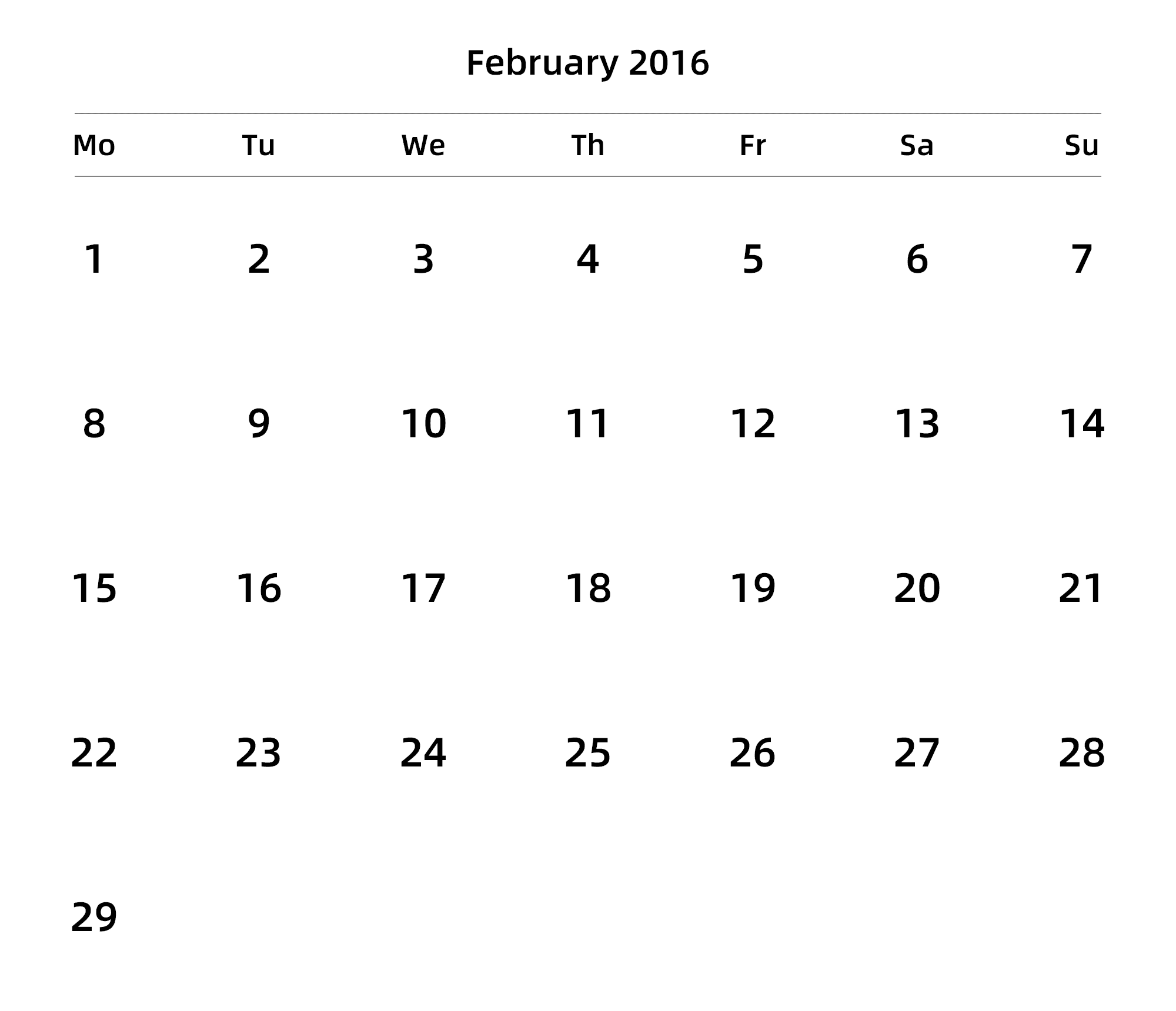 英文版 周一开始 带节假日调休安排