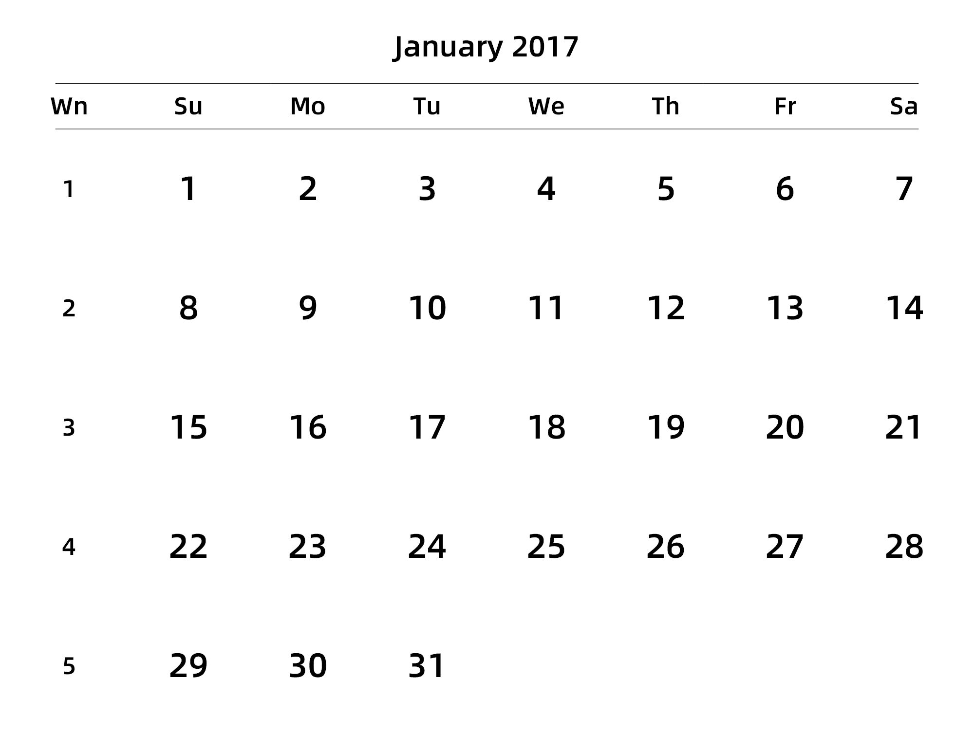 英文版 周日开始 带周数 带节假日调休安排