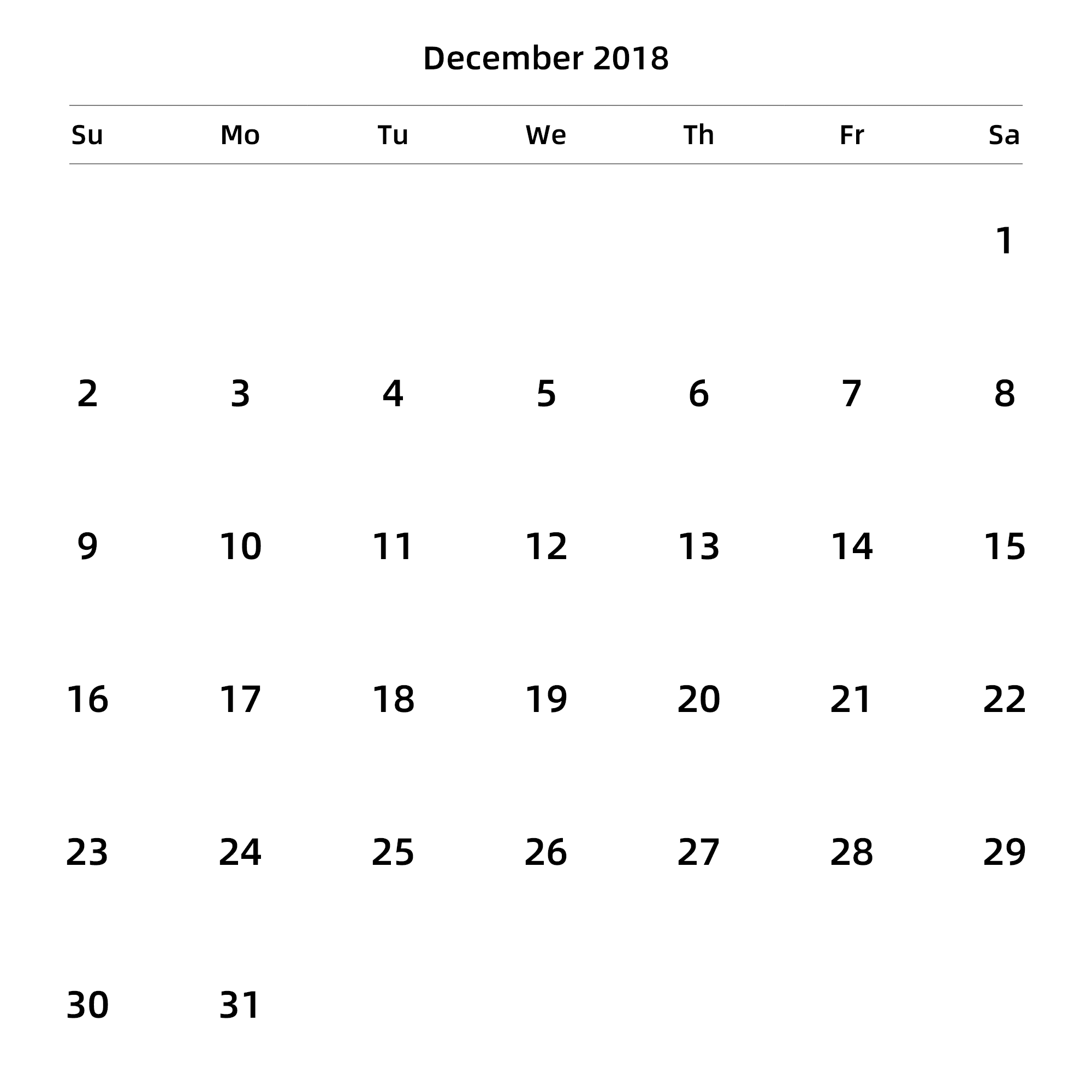 英文版 周日开始 带节假日调休安排