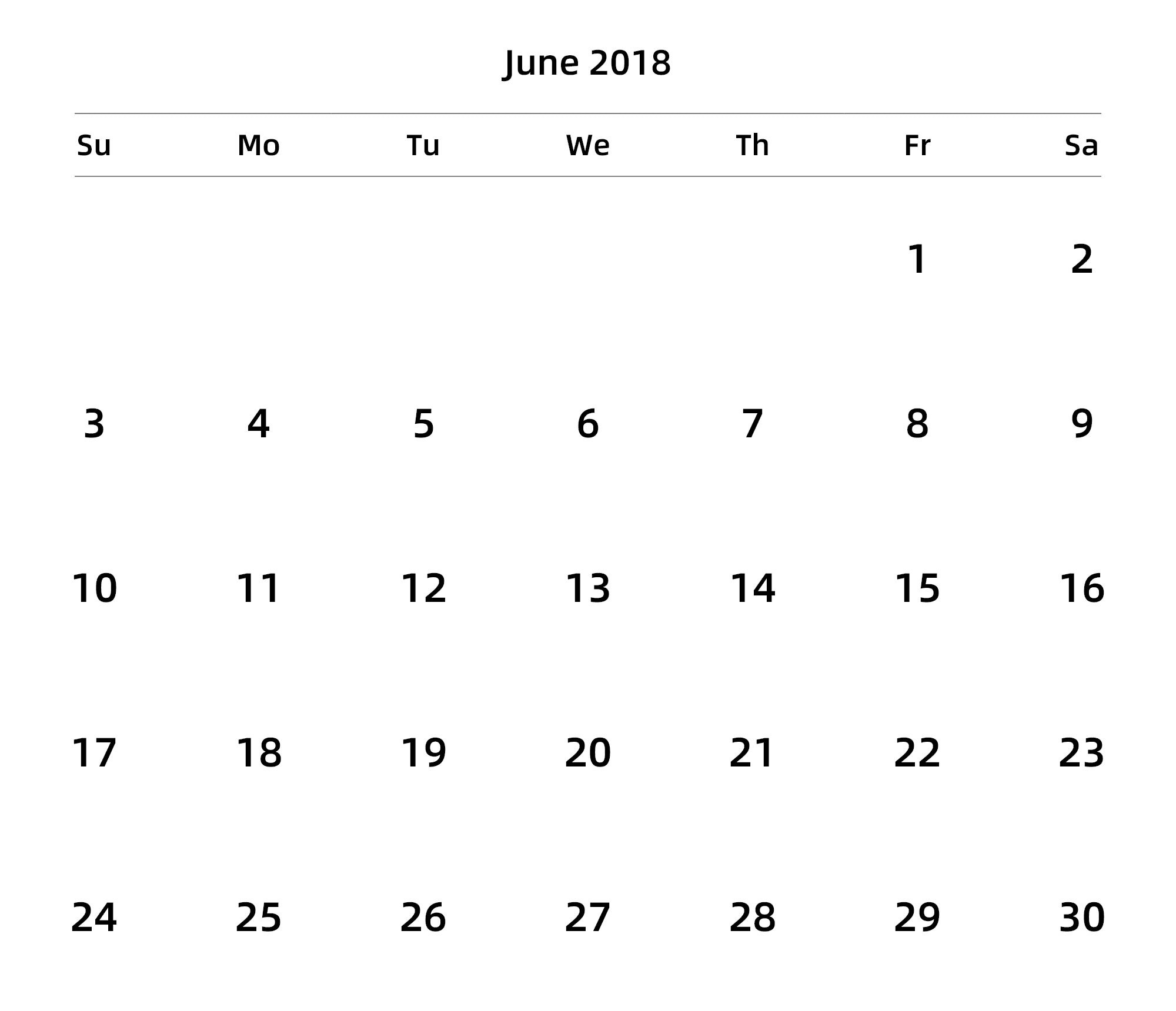 英文版 周日开始