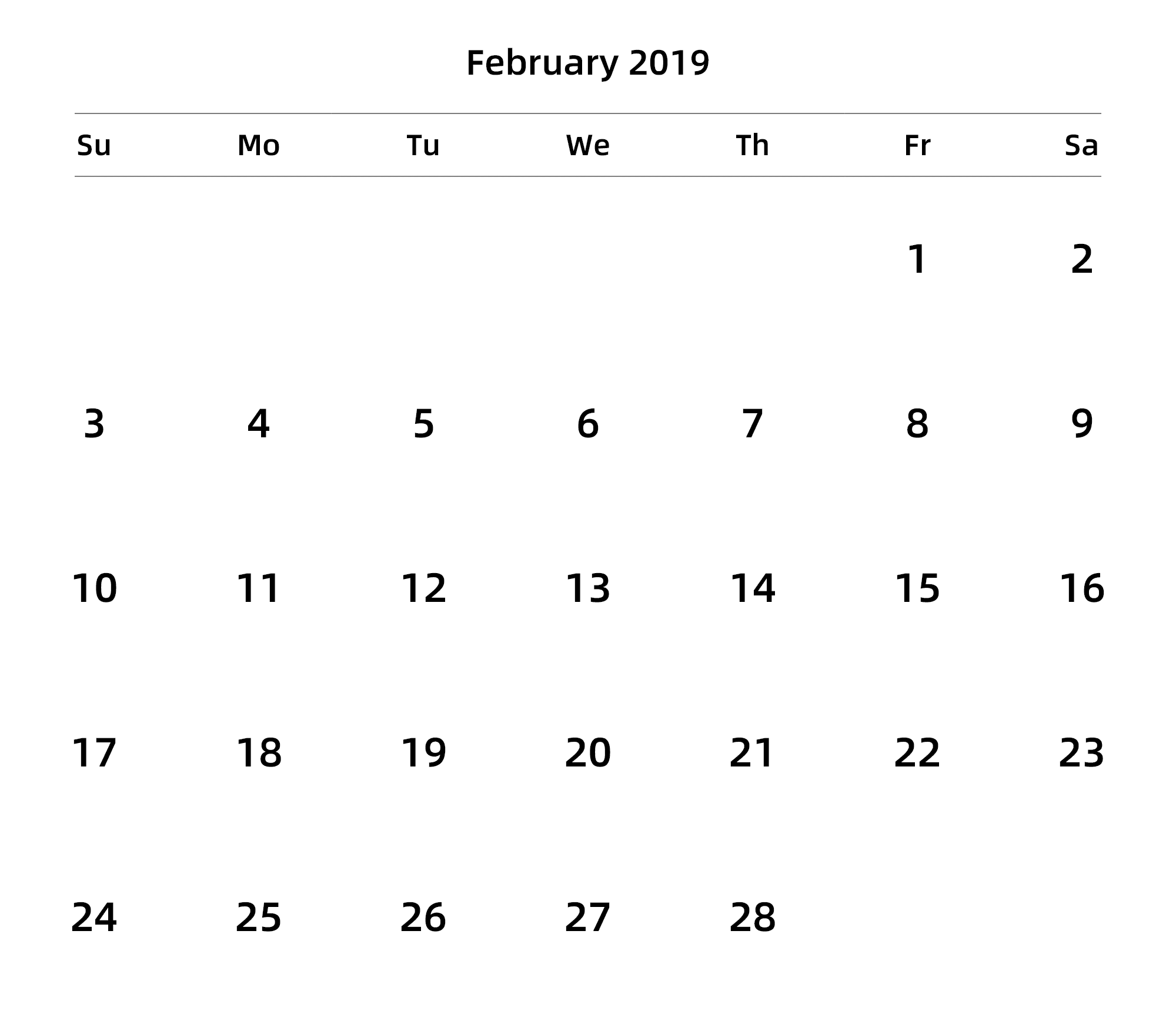 英文版 周日开始