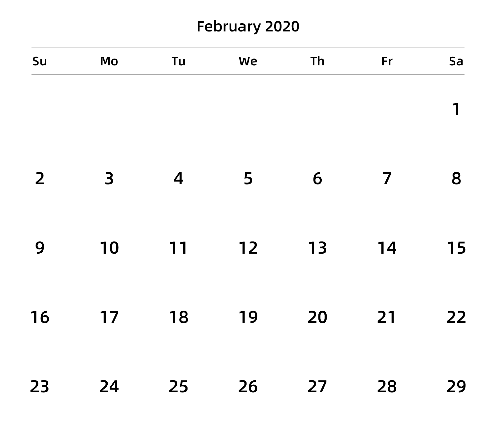 英文版 周日开始 带节假日调休安排