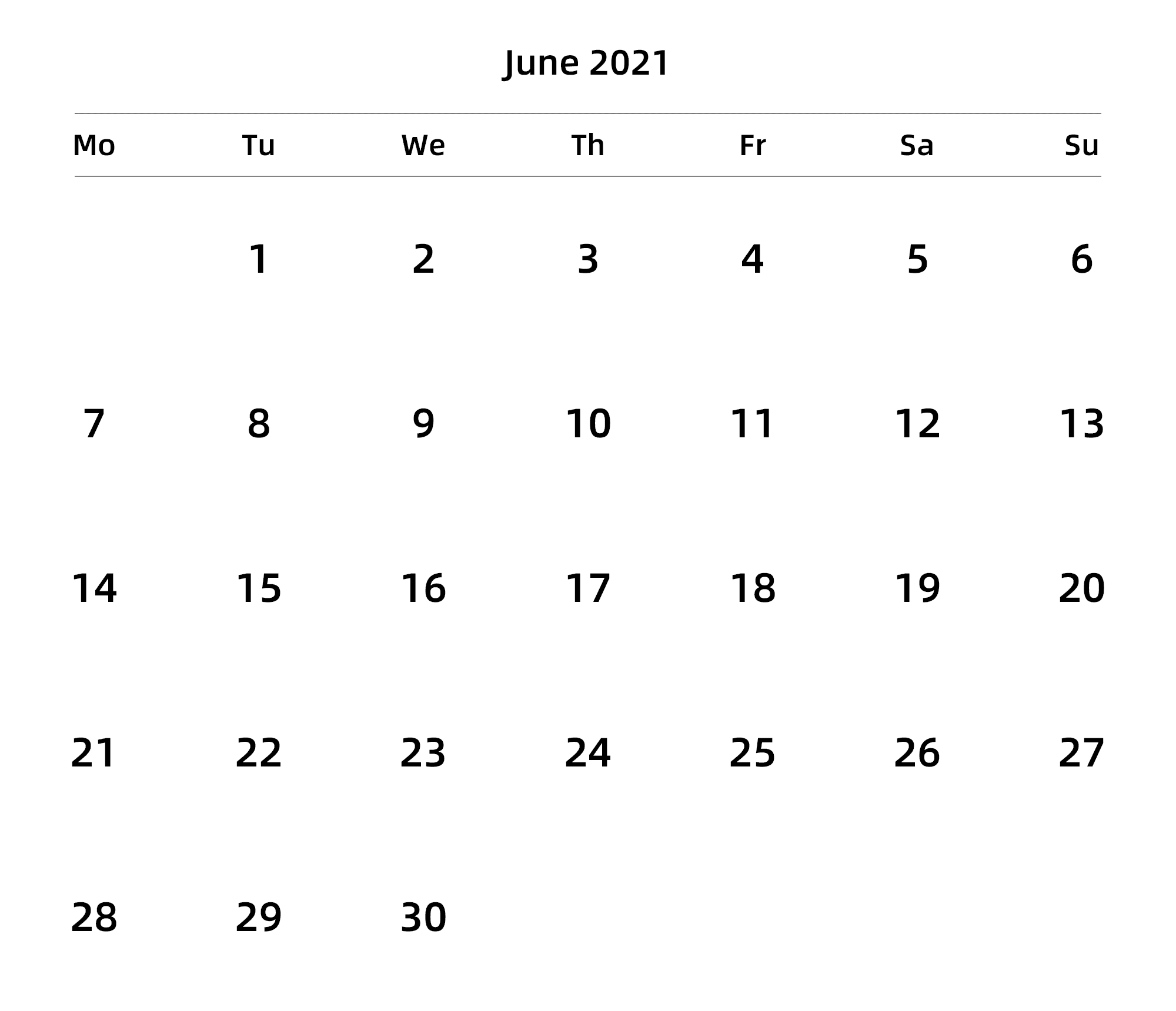 英文版 周一开始 带节假日调休安排
