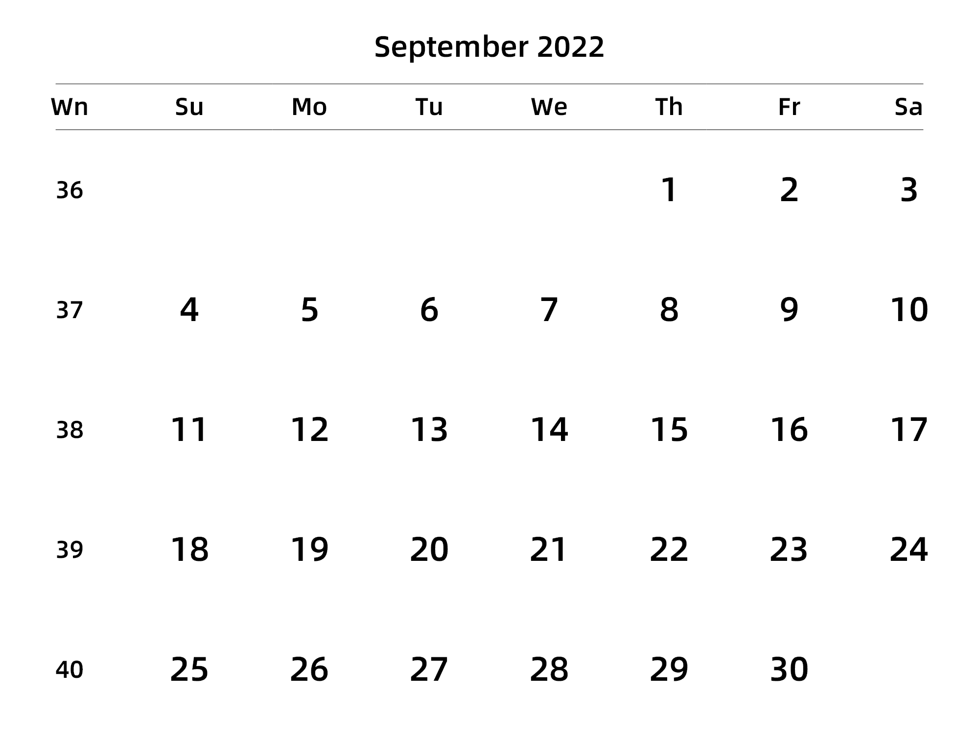 英文版 周日开始 带周数 带节假日调休安排