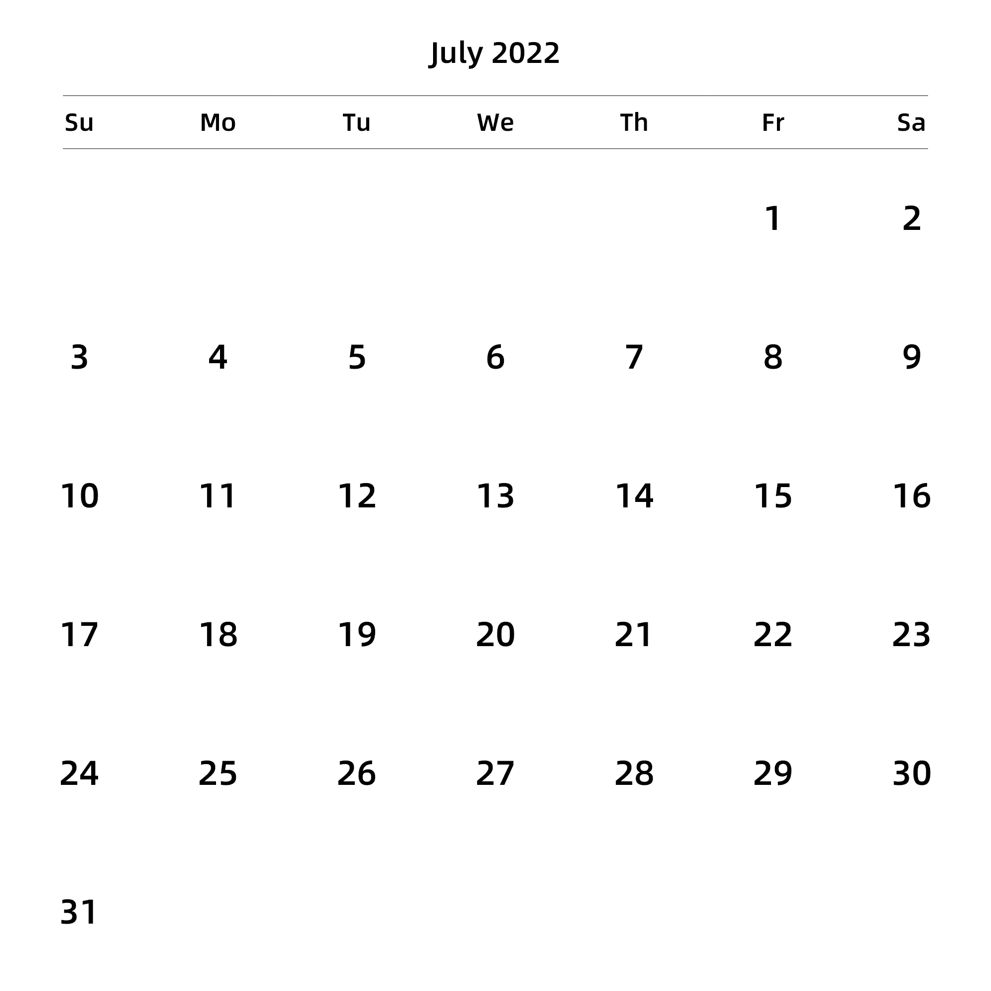 英文版 周日开始 带节假日调休安排