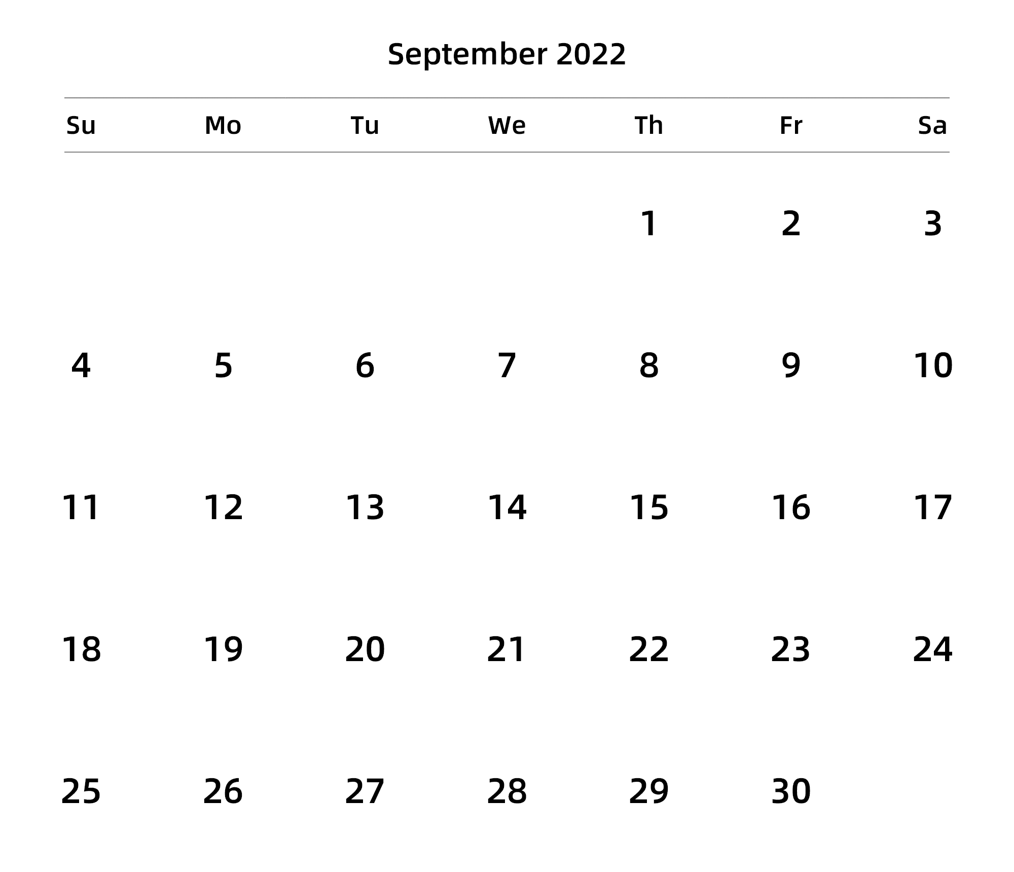 英文版 周日开始 带节假日调休安排